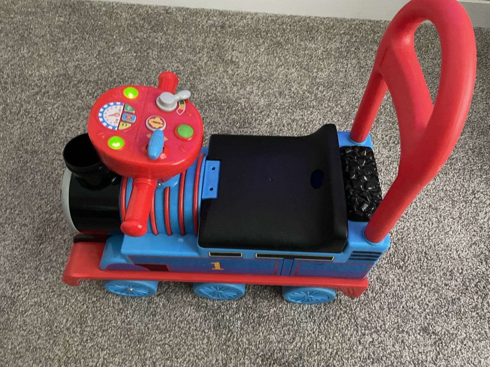 Kiddie land Thomas The Train Tank Engine Activity Ride On Lights Sounds