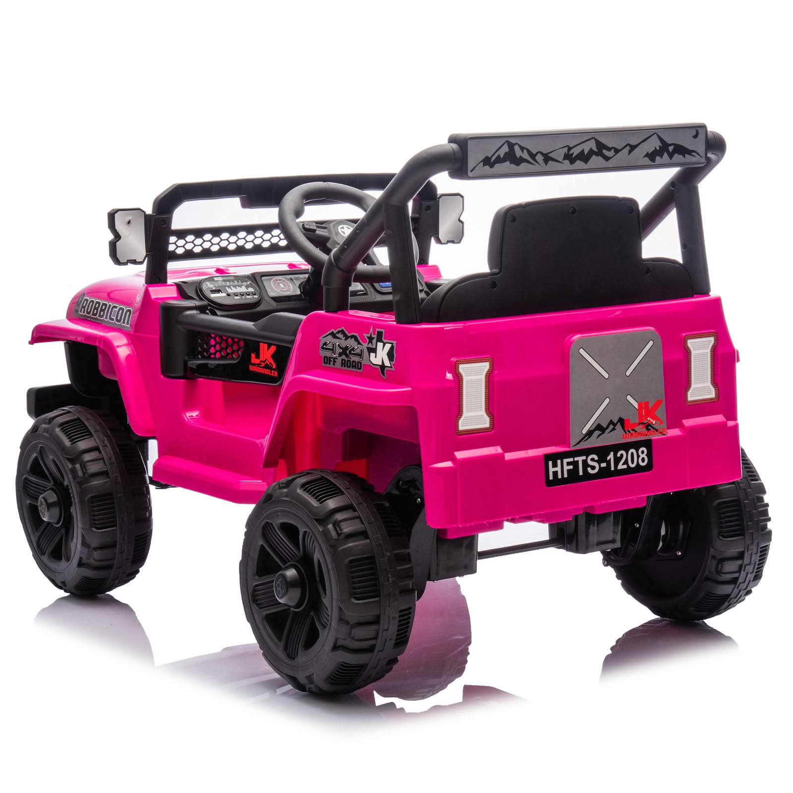 12V Kids Ride On Electric Truck Car Early education function kids aged 1-4 Pink