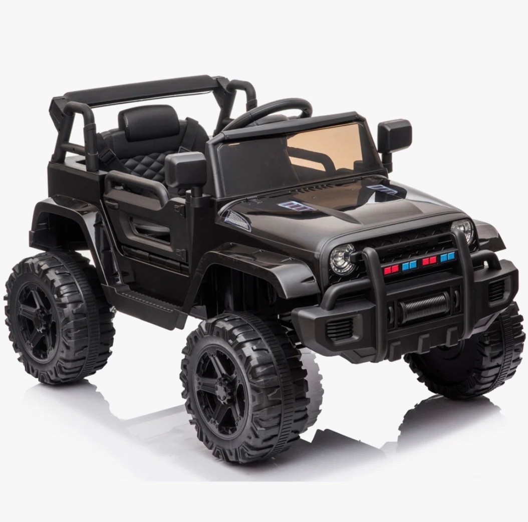 Ktaxon Battery Powered Ride On with Remote Control – Black