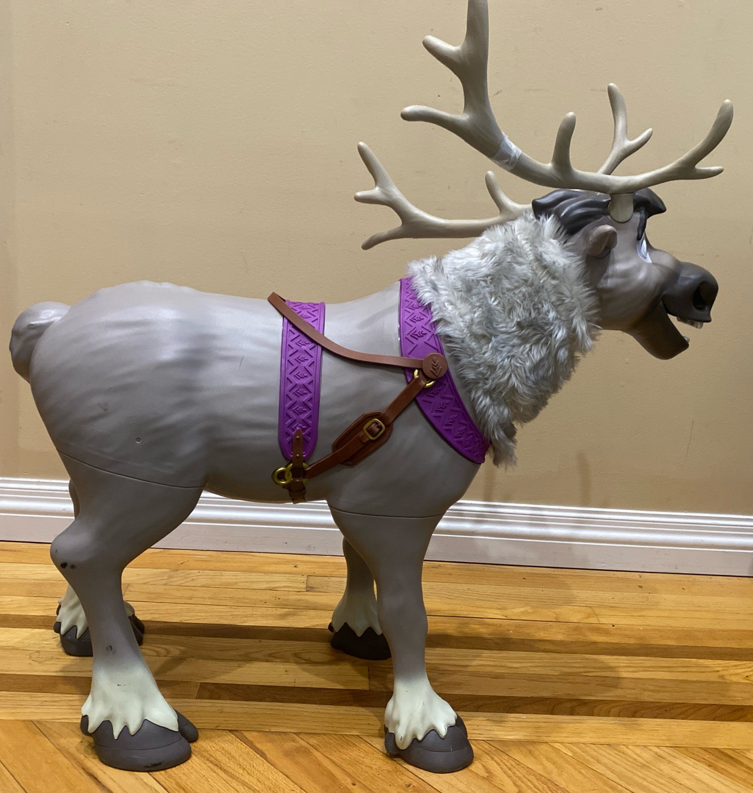 Disney Frozen 2 Playdate Sven Ride-On Reindeer Child Size Toy with Sounds