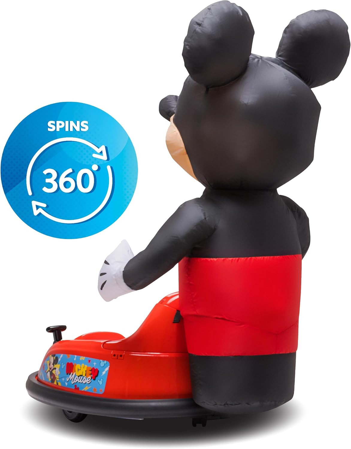 6V Mickey Mouse Toys Toddler Bumper Car – Ride on Toddler Toy, Kids Electric Bum