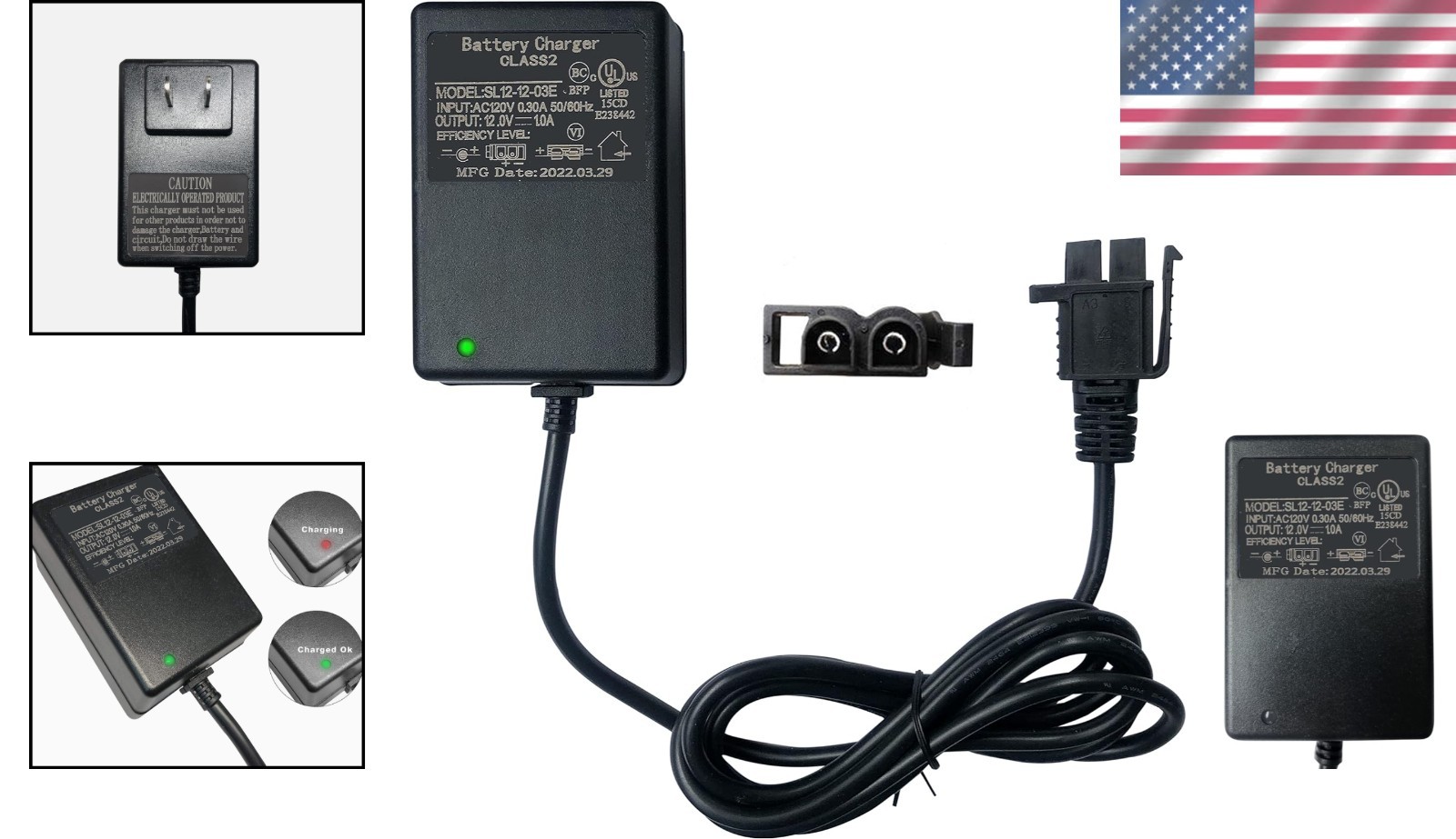 Compact 12 Volt Charger for Kids’ Ride On Toys – Fast Charging & Safety Features