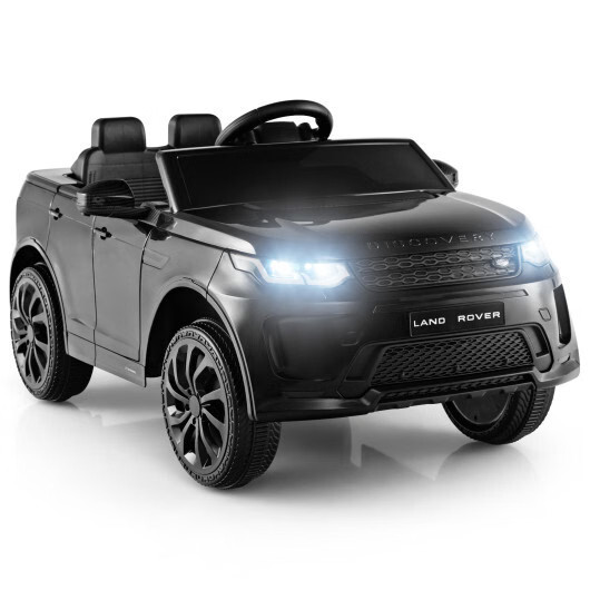 12V Kids Ride On Car with Remote Control Lockable Doors Slow Start System and LE