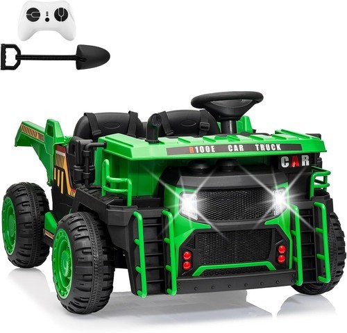 24V Ride On Car Dump Truck 2 Seater Electric Cars for Kids with Remote Control