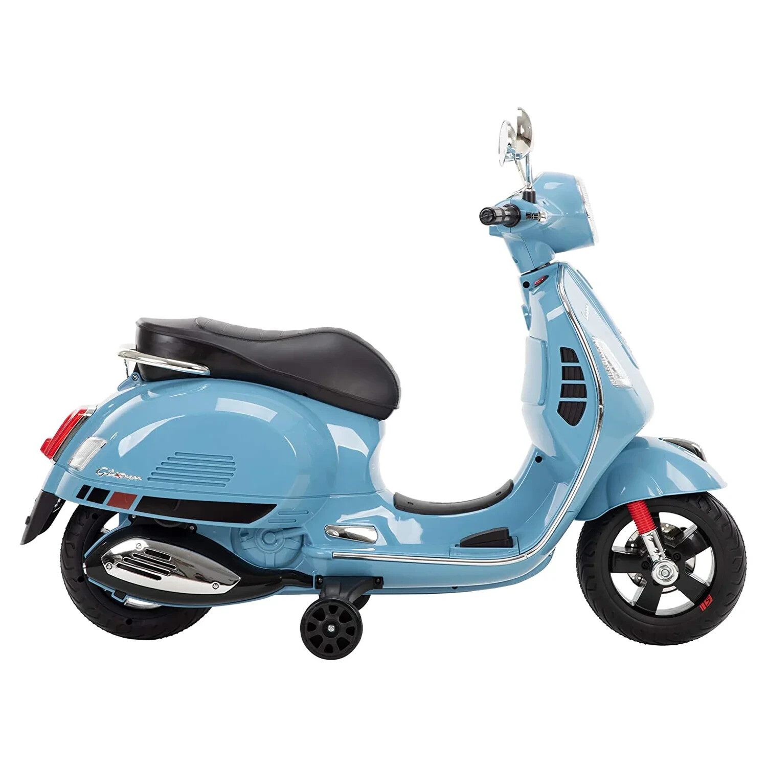 NEW Huffy Kids Vespa Ride On Battery 6v Scooter Blue 2 mph w/ lights & sound