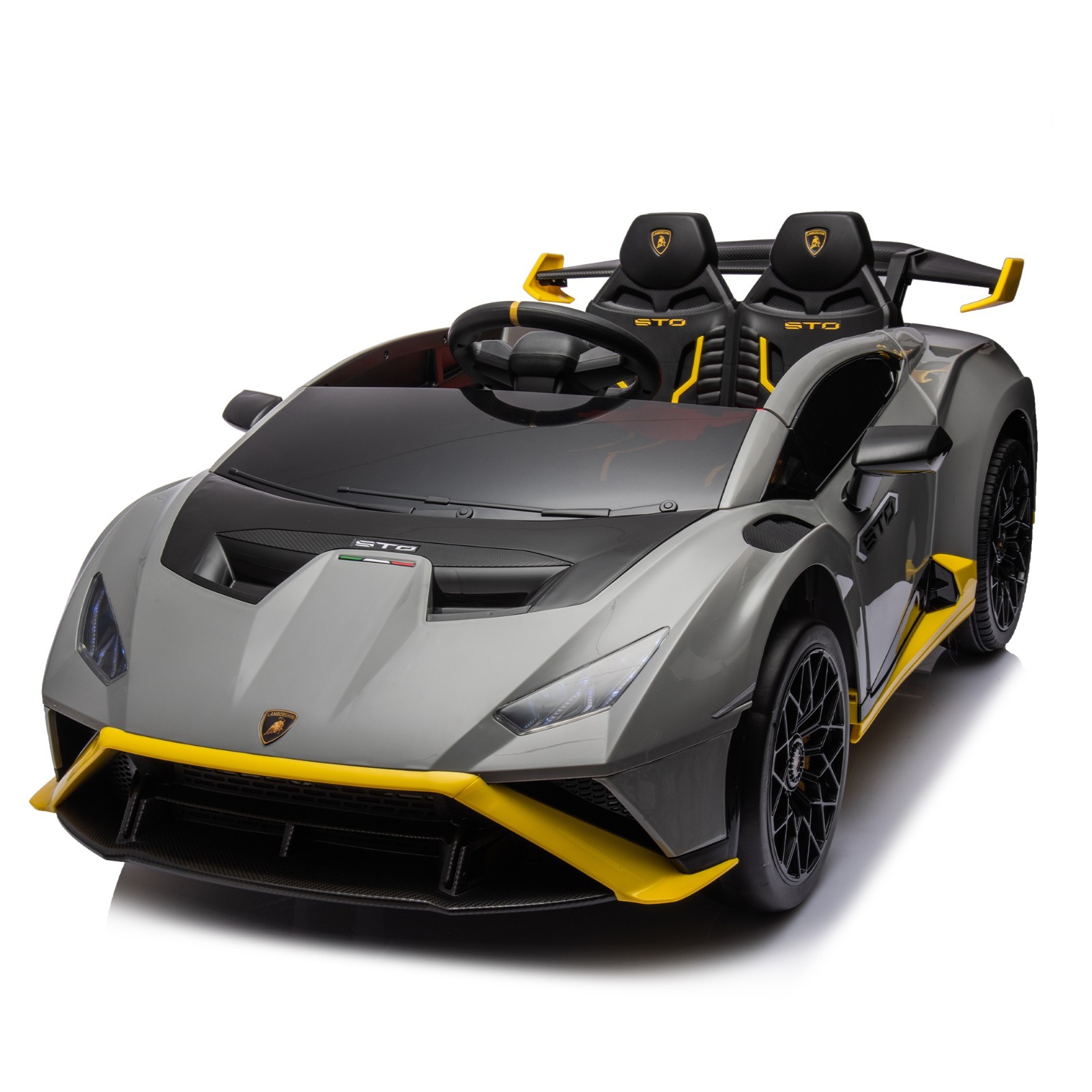 24V Kids Drift Car: 360° Spin, LED Lights, Music, Ages 3-8, 5.59 MPH Max