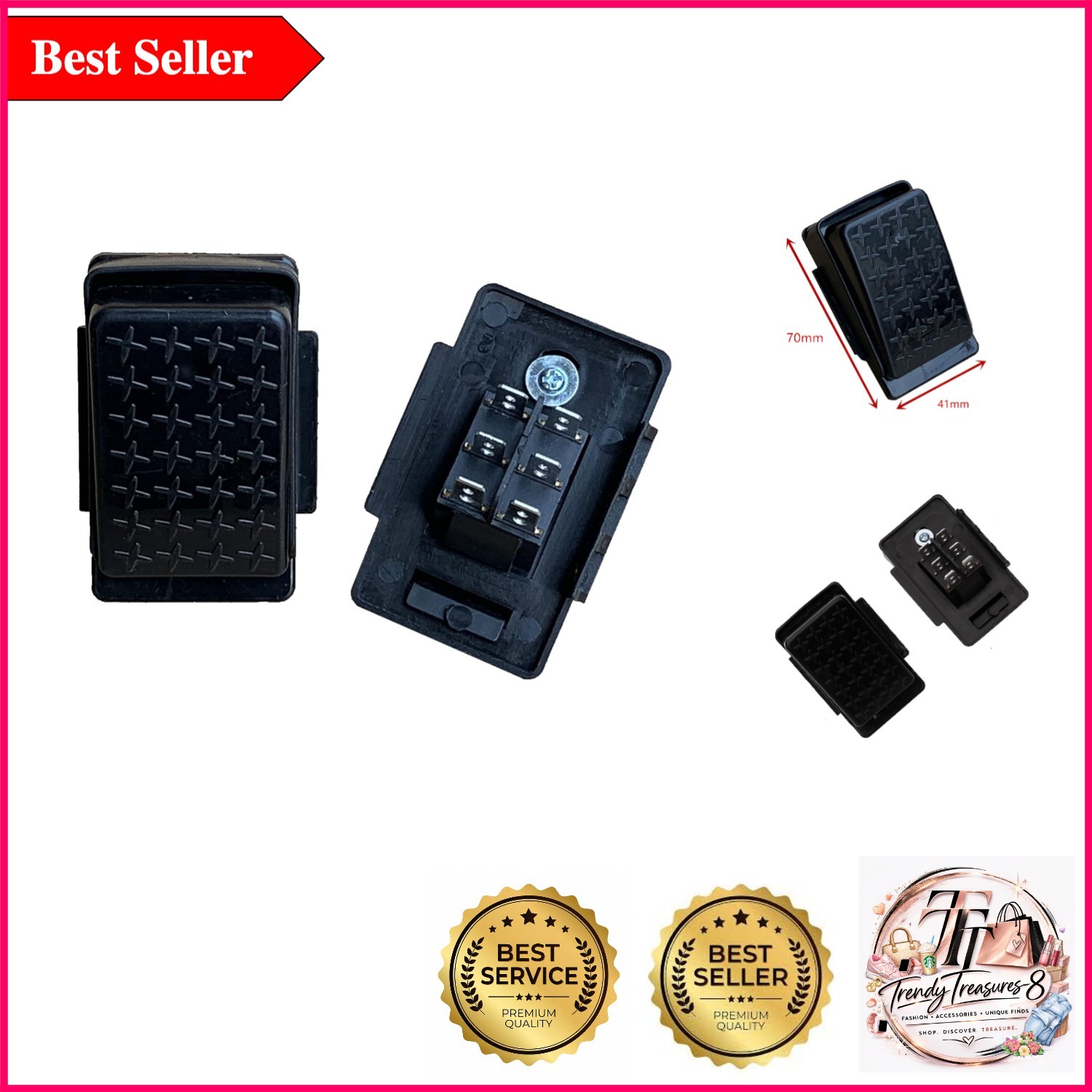 Kids’ Ride-On Car 12V Accelerator Foot Pedal Switch
