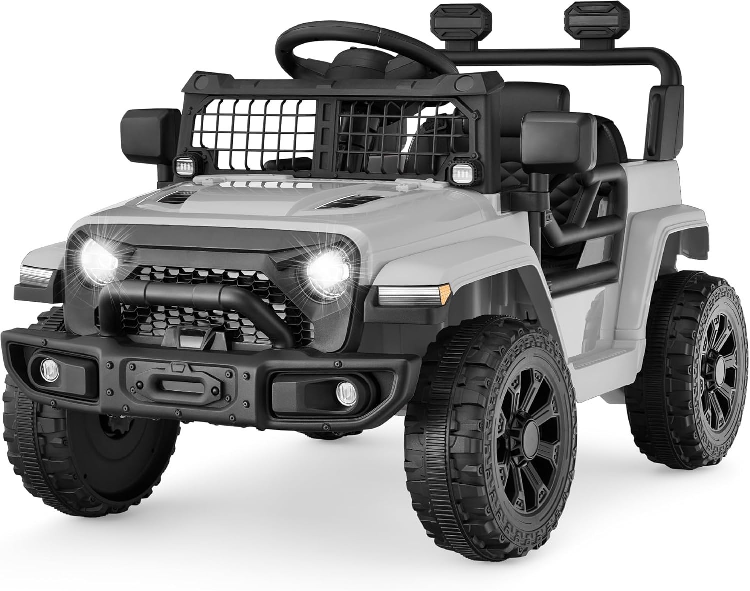 Carro Electrico Para Niños De 3 A 5 Años Montar Manejar Y Jugar Con Luces NUEVO