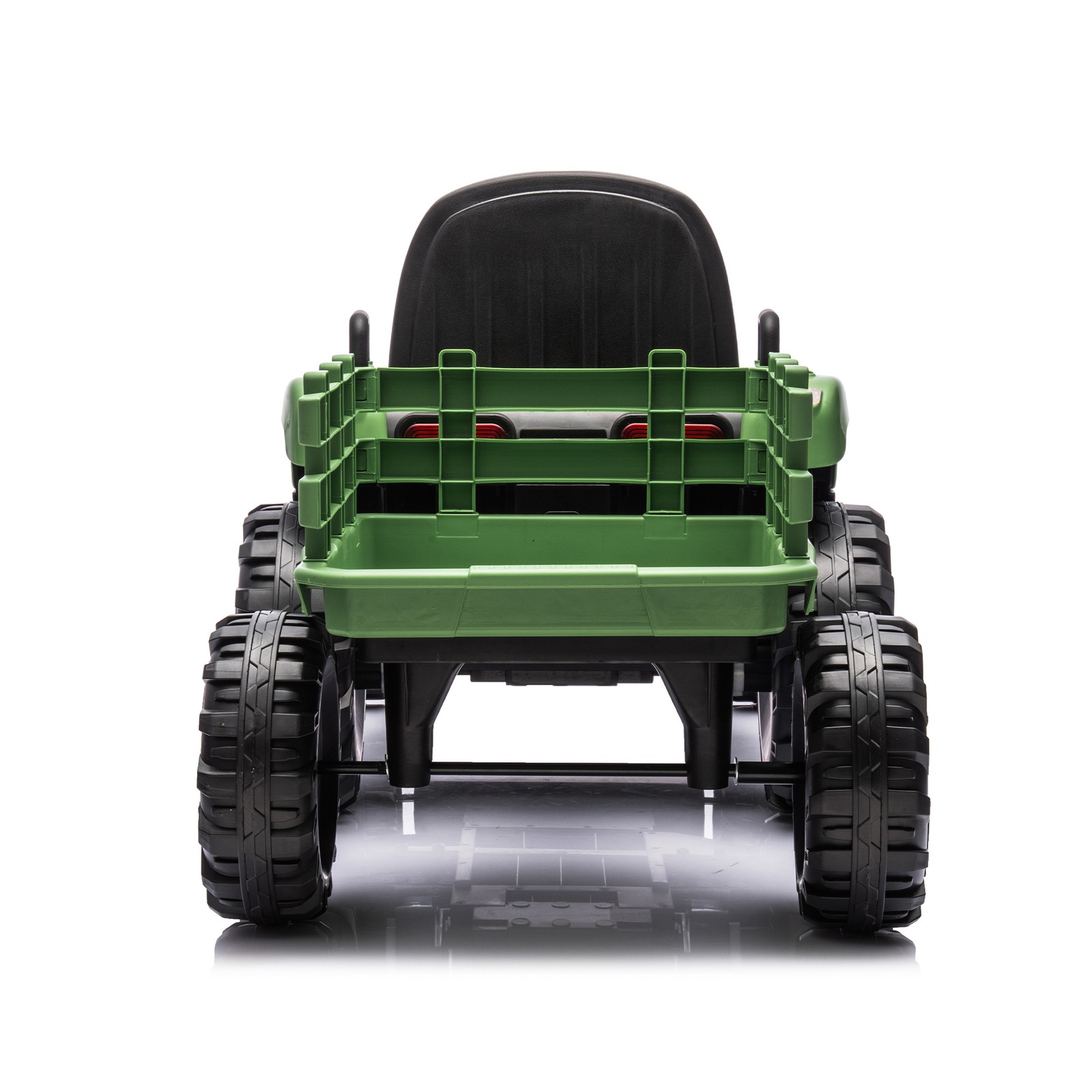 24Vkids Ride Tractor Trailer 1.86-4.97MPH electric car 3speed adjustable Emerald