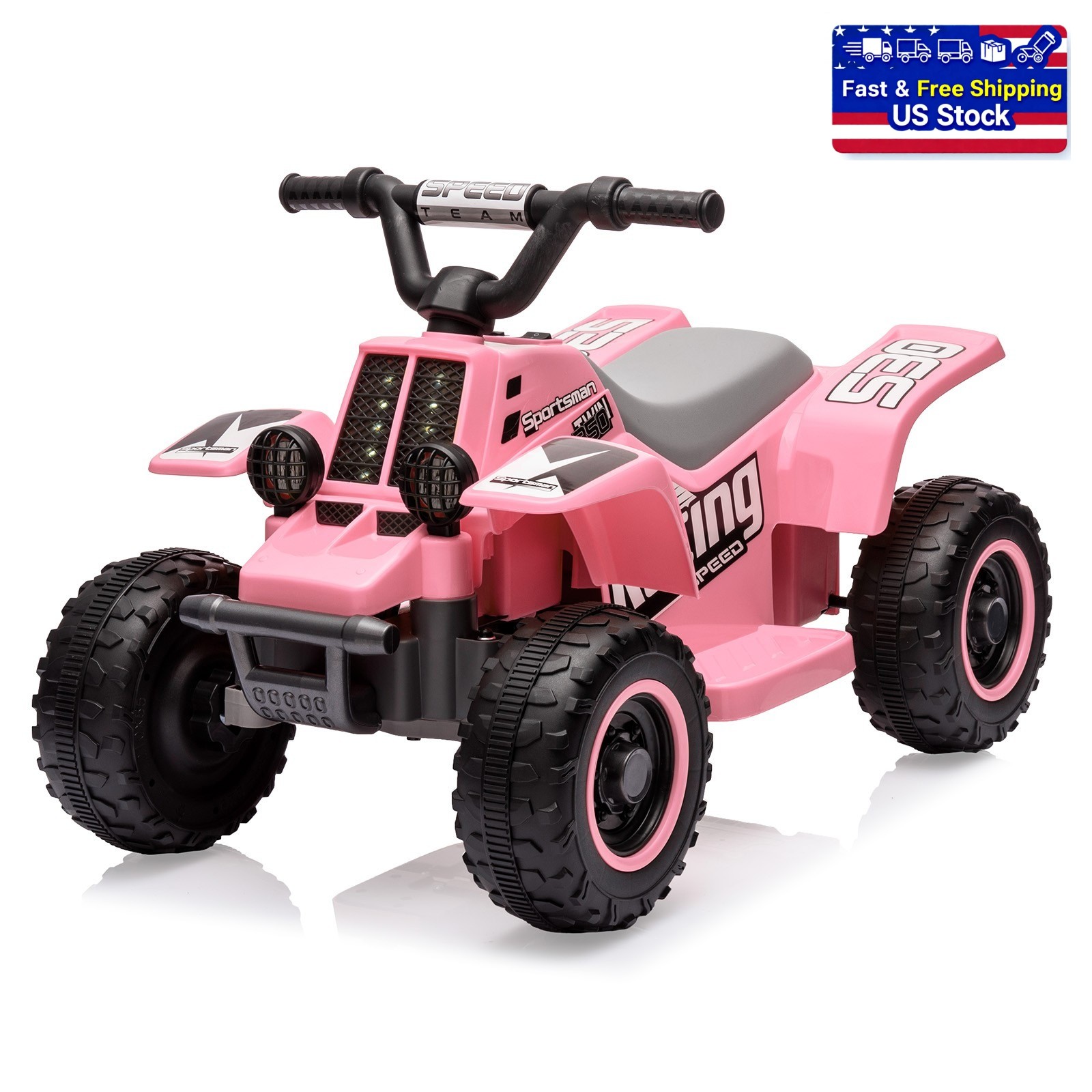 Garvee 6V Kids Ride On Electric ATV,Ride-On Toy for Toddlers 1-3 Boys & Girls
