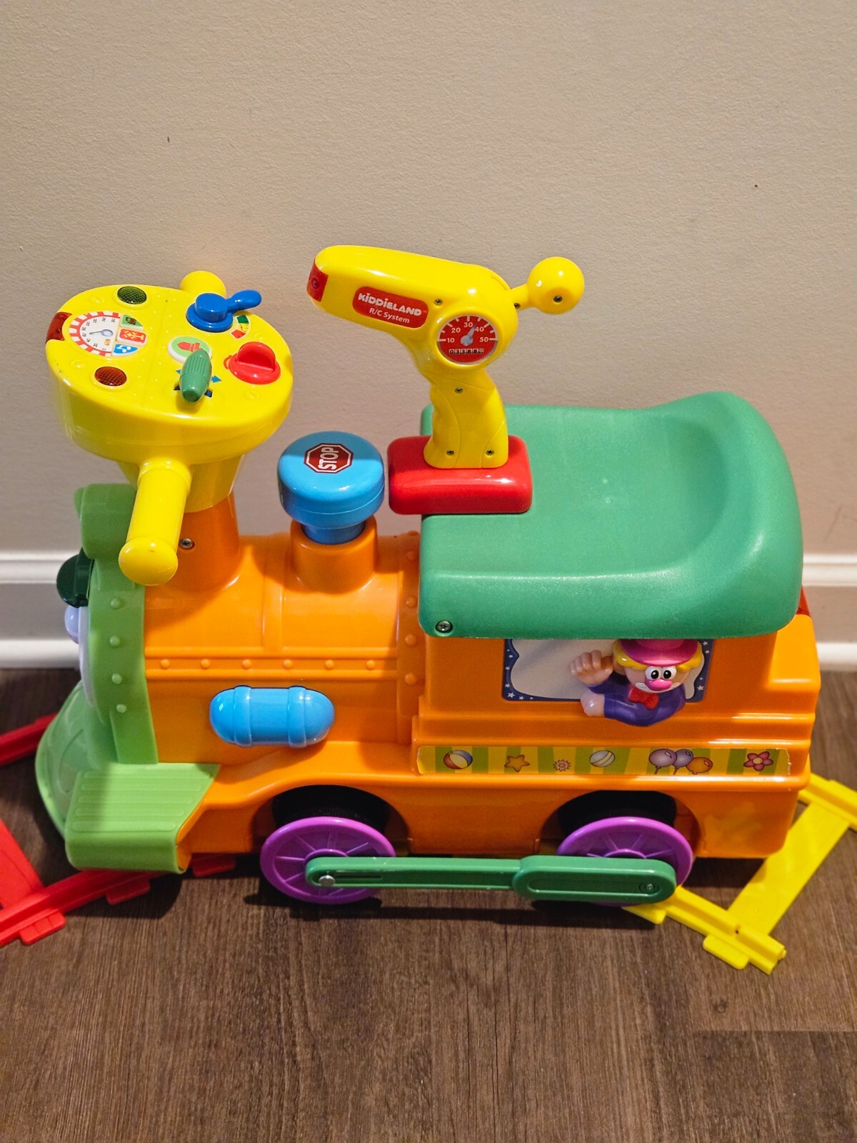 Kiddieland Powered Train with Tracks and Remote Controller