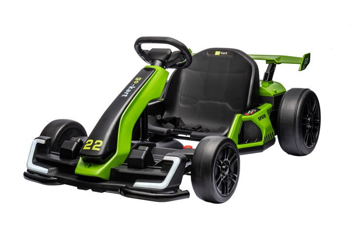 24V 7.5 Mph Electric Go Kart with 300W Strong Motor, Drift/Sport Mode for Kids