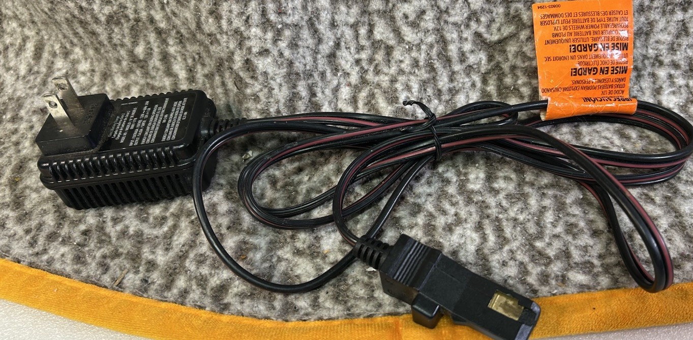 OEM Power Wheels 12V 1.0 A Battery Charger 00801-1480 00801-1778 00801-2101