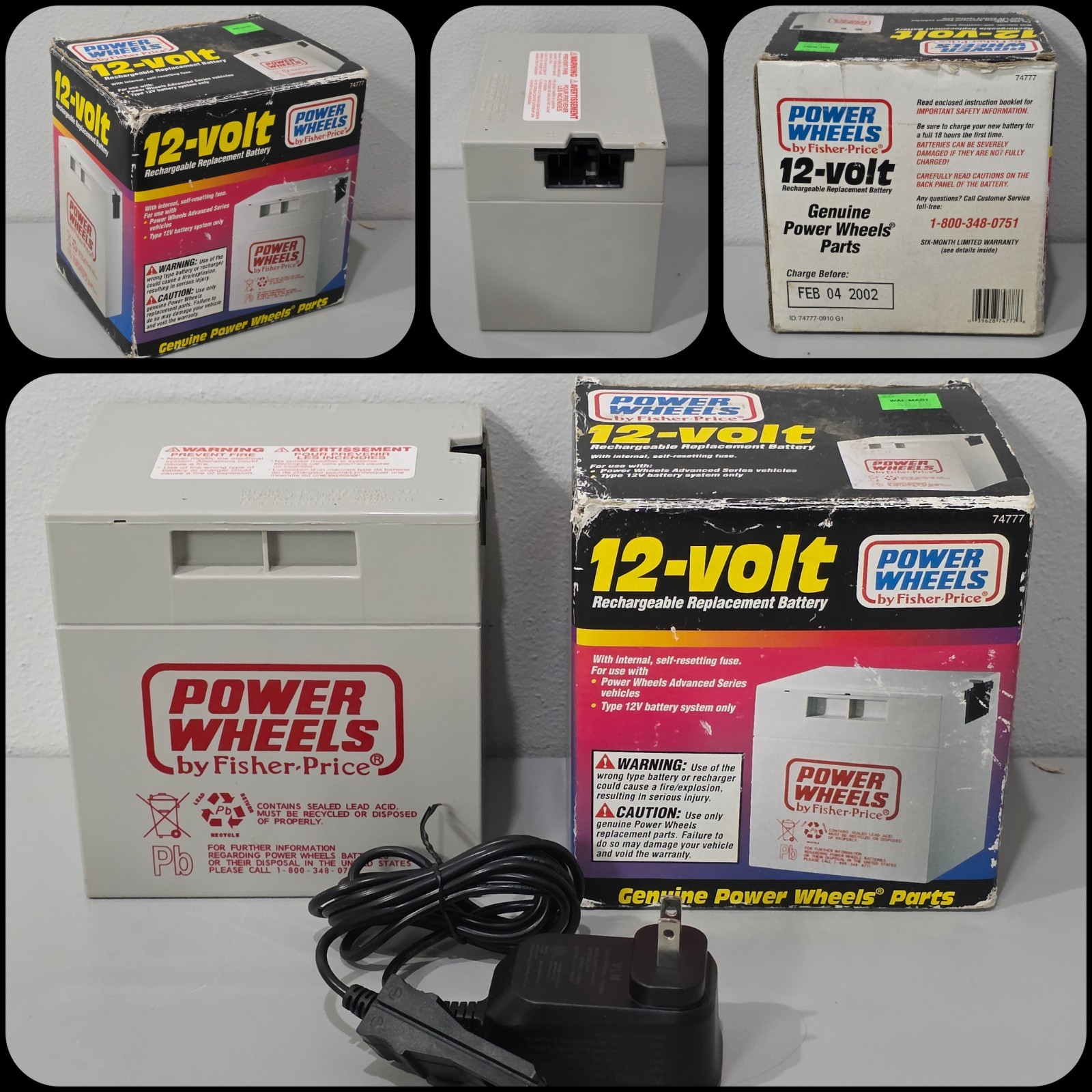 Fisher Price Power Wheels 12V Battery Replaces 00801-1869 / 00801-0930 TESTED ✅️