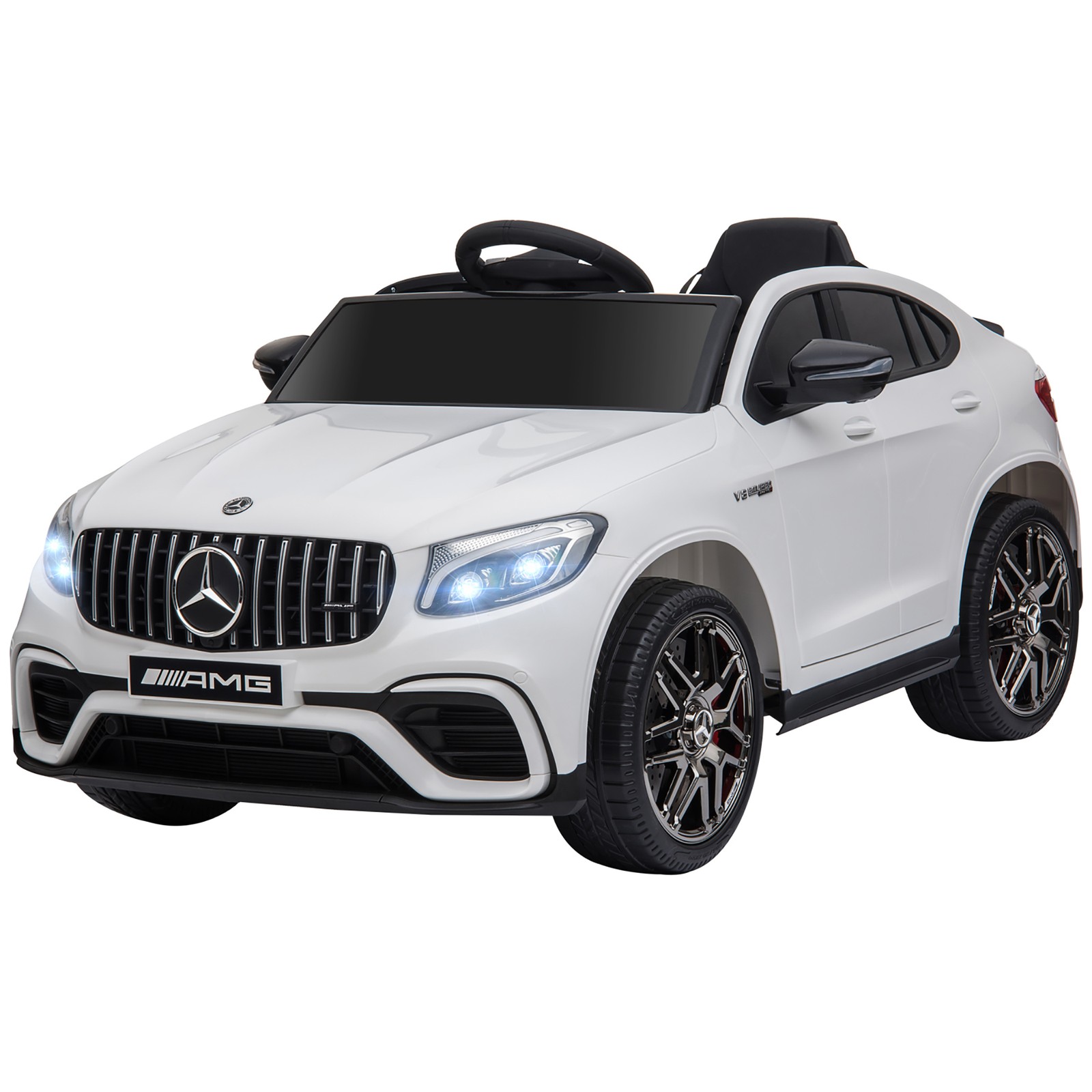 12V Kids Ride On Toy with Remote Control Electric Car 2 Speed MP3 Player Horn