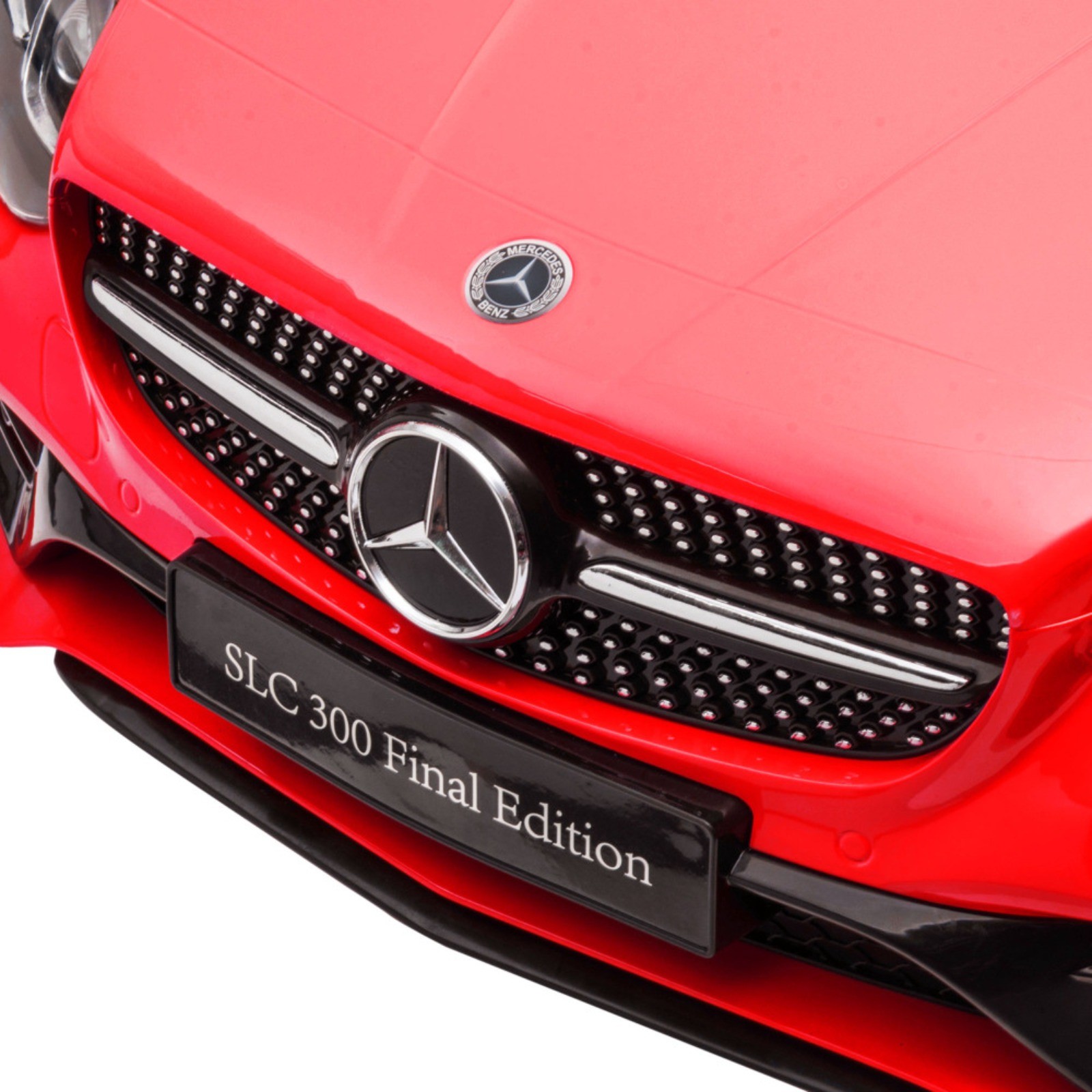 Aosom Mercedes SLC 300 Licensed Kids Electric Car 12V Remote Music Red