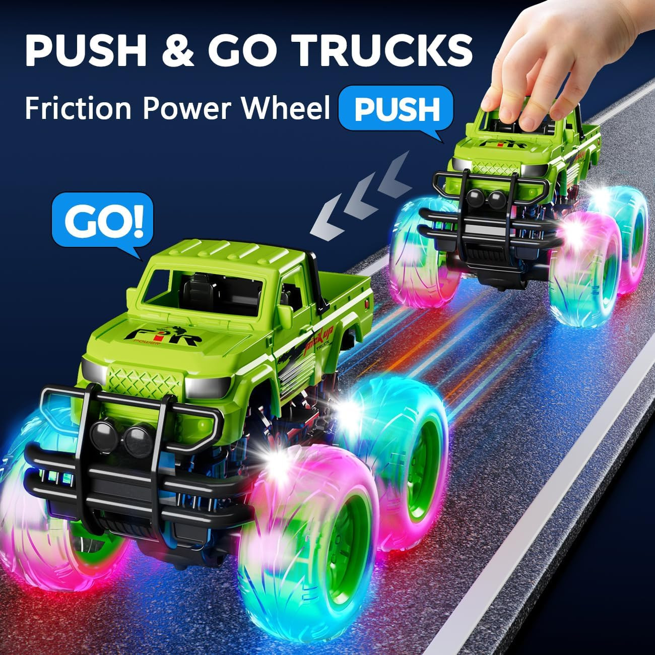 Monster Truck for Boys Age 4-7: outside Toys for Toddlers 1-3,Trucks for Todd…