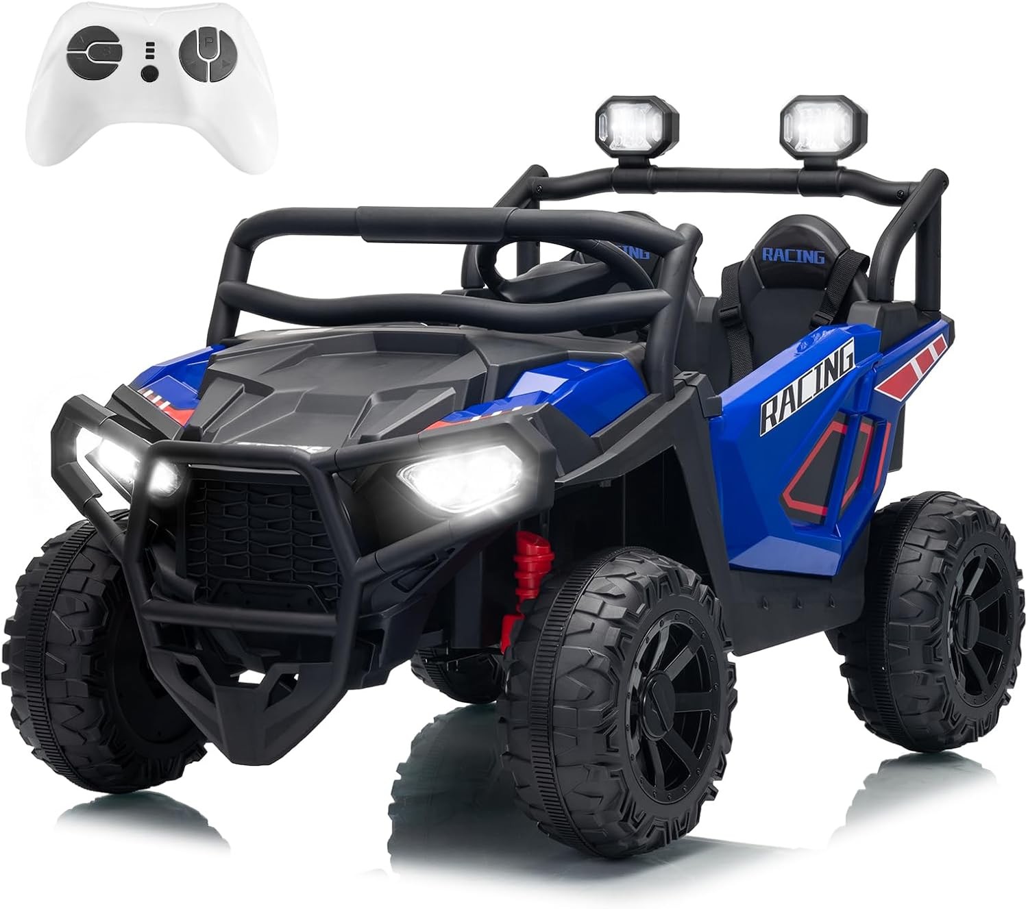 2 Seater Ride on Electric Car 24V Ride on Toys for Big Kids with Remote Control