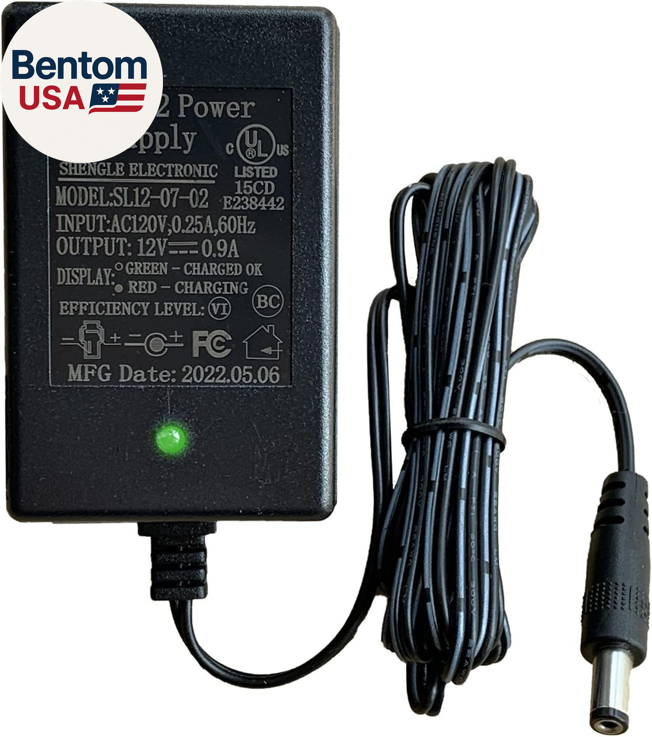 12V 0.9A Battery Charger for Ride on Toys 12V Kids Ride on Car, SL12-07-02 12 Vo