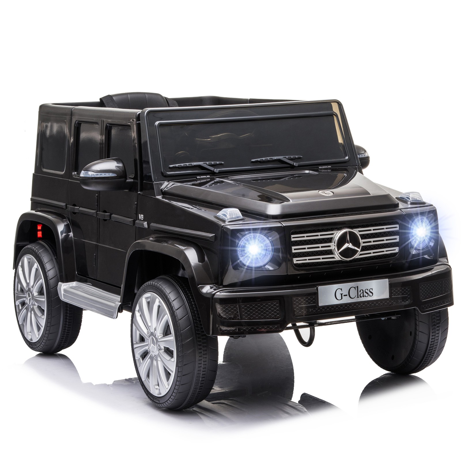 Mercedes Benz G500 Outdoor Electric Kids Car w/ Bright Headlights & Suspension