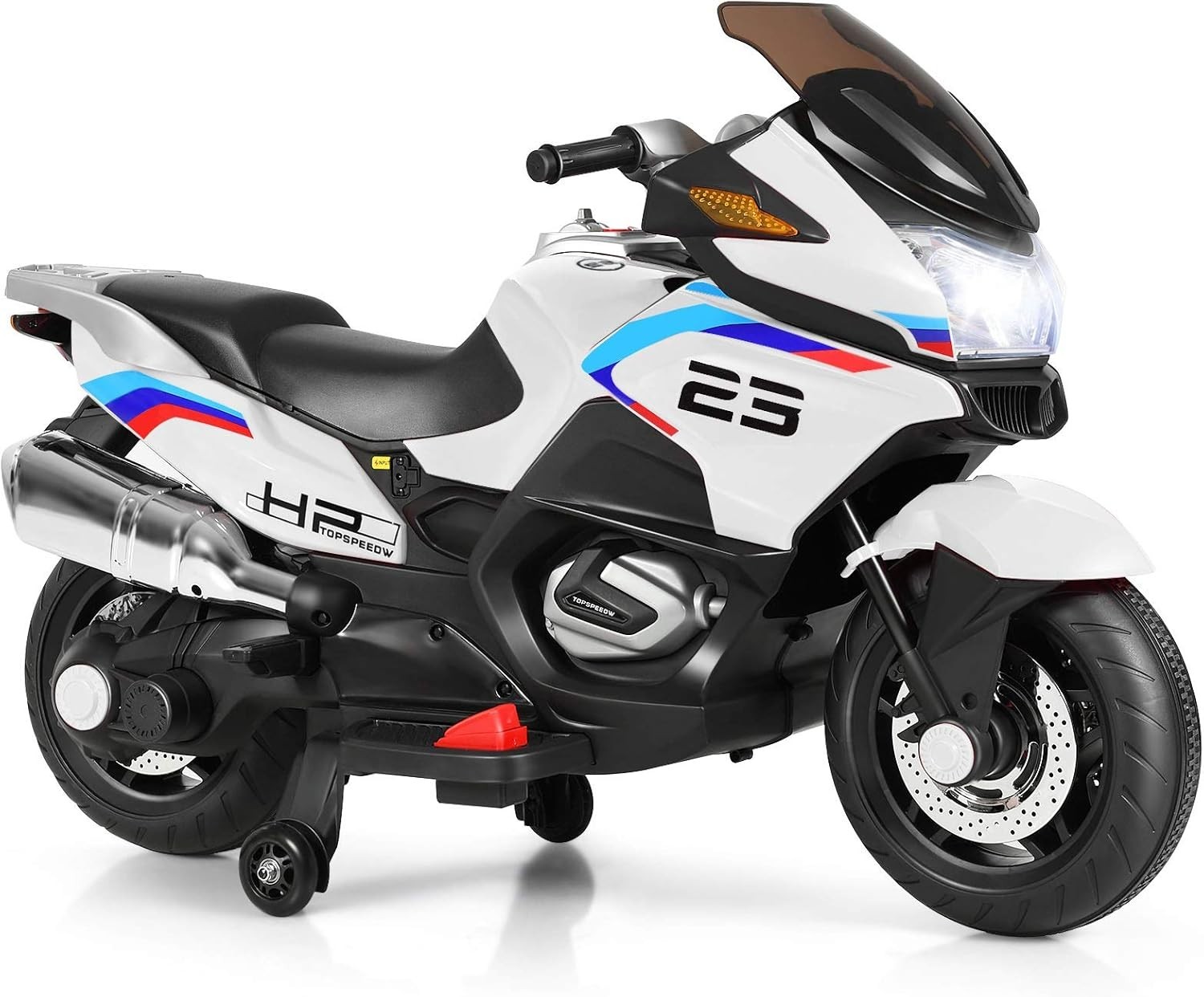 Kids Ride On Motorcycle, 12V Electric Battery Powe