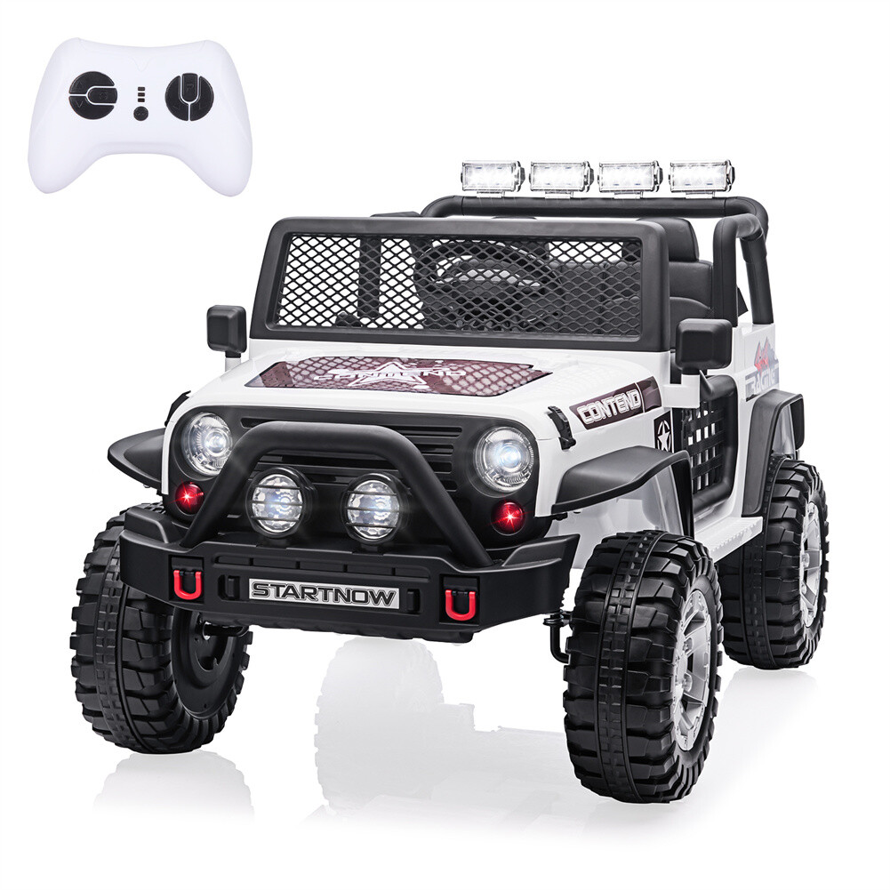2-Seater Ride on Truck 12V Battery Powered Electric Vehicle w/ Remote Control US