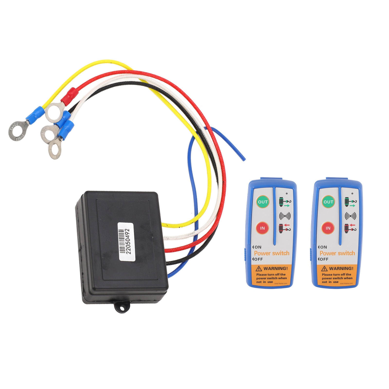 12V Electric Winch Wireless Remote Control 120W For Truck ATV SUV UMYY