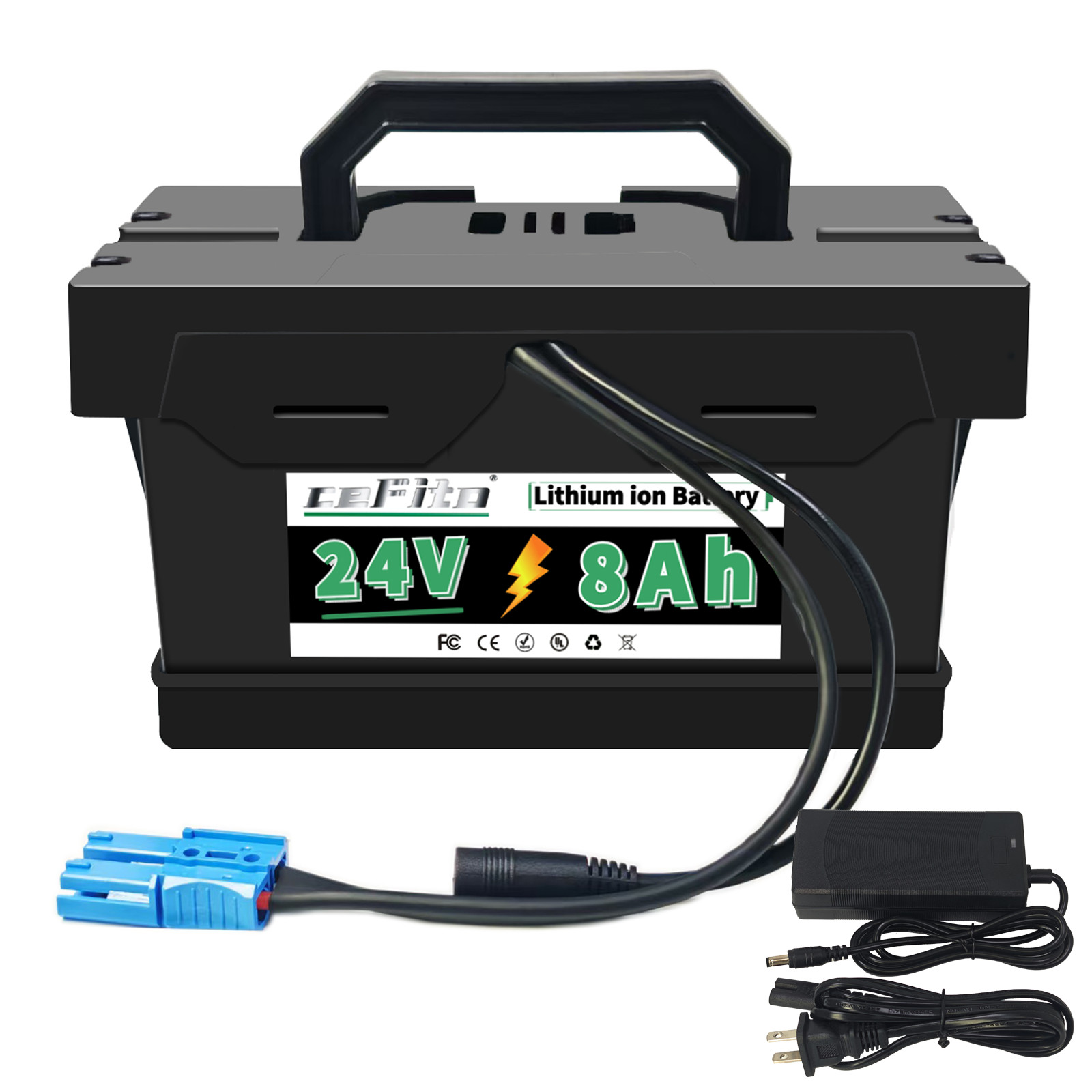 24V 12Ah Lithium ion Battery for Kids Power Wheels, Ride-On Toy Vehicles
