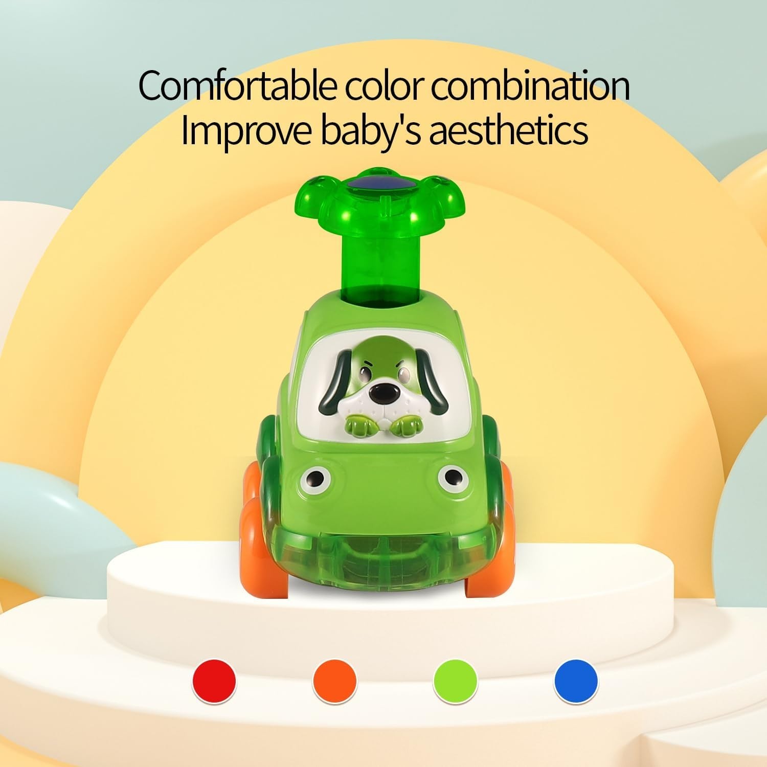 Press & Go Animal Cars for Toddlers – Safe and Educational Fun for Ages 1-3