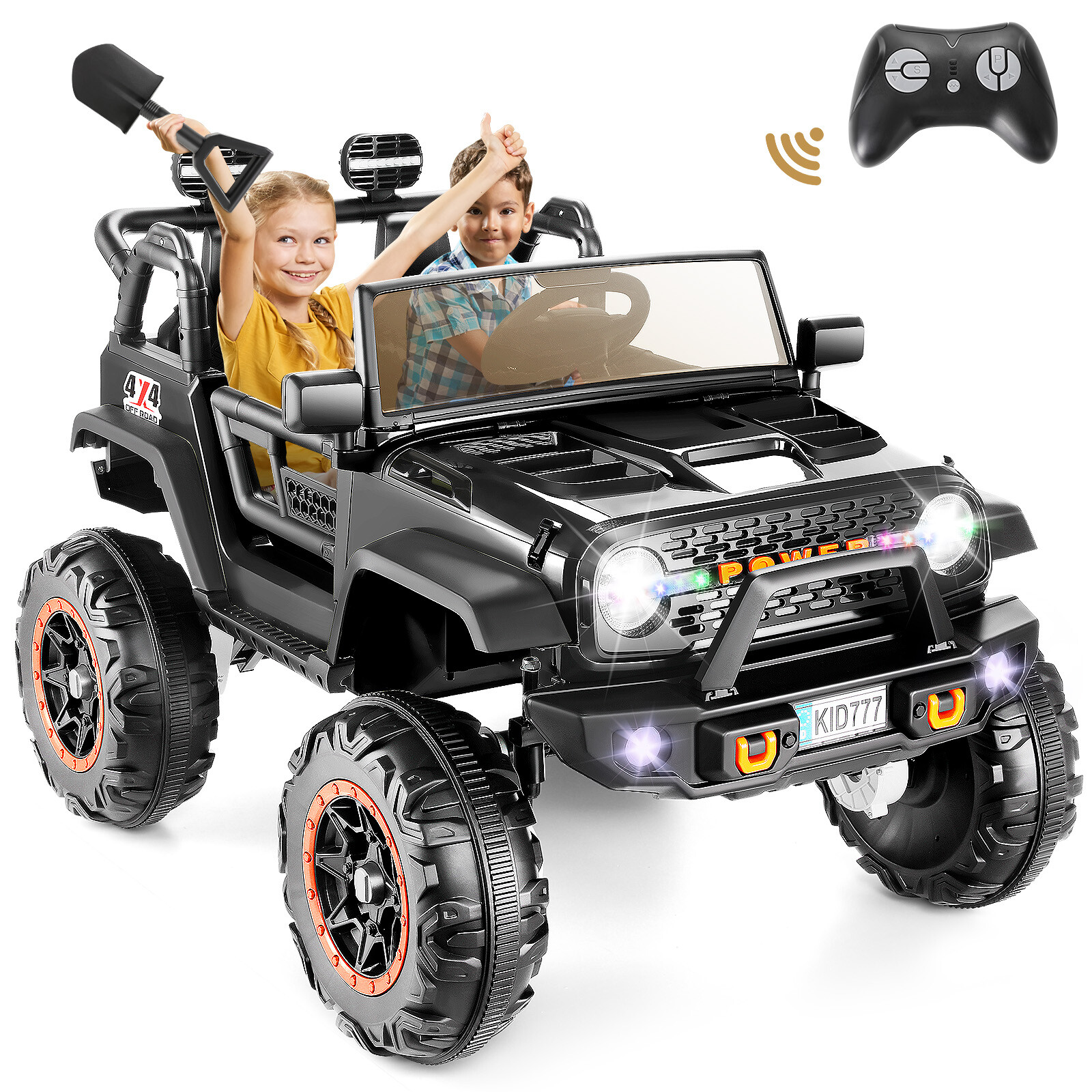 Electric Kids Ride On Car Power Wheels 24V Jeep Music Fashion with Remote Gifts