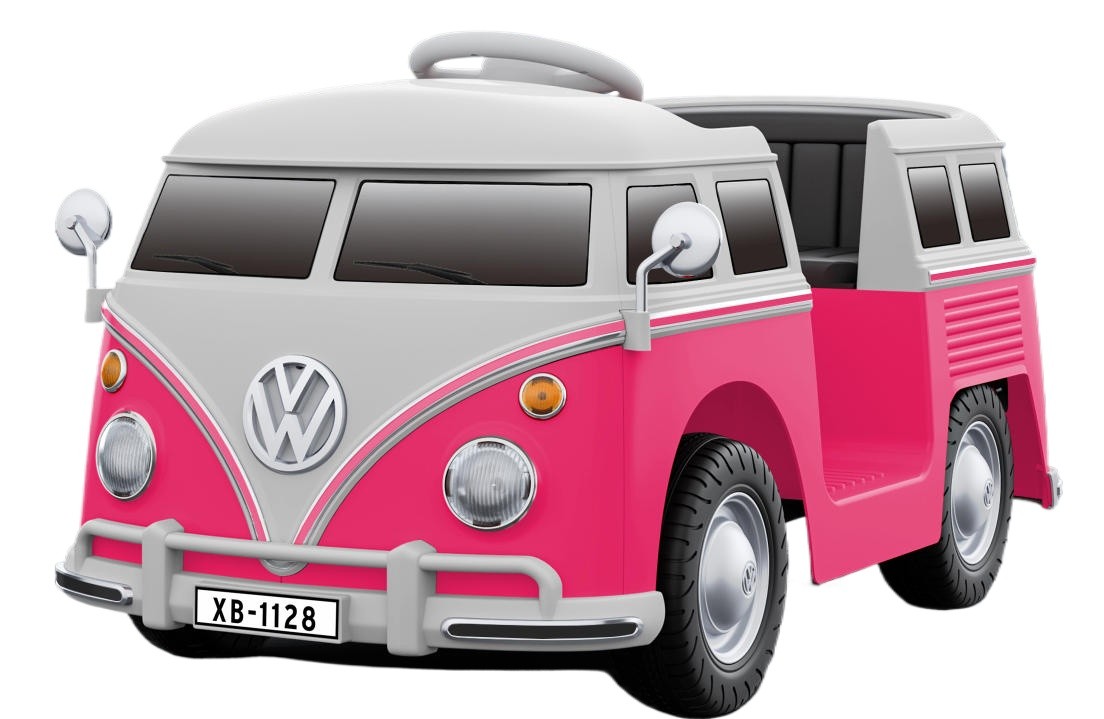 6V Electric Ride on Toy w/ 4.5AHBattery,Ride-on-Bus Licensed Volkswagen for Kids