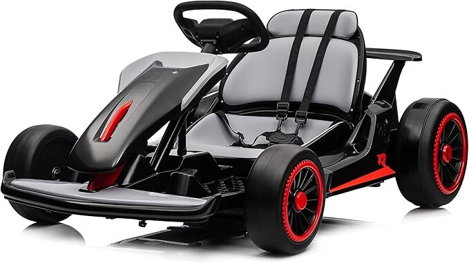 24V Ride On Go Kart Child Electric Drift Go-Kart Music Mode 2 Speed Available