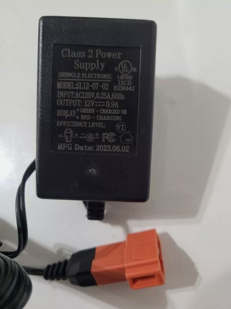 12 Volt Battery Charger For Ride On Toys Sl12-07-02 12V Kids Ride On Car Charger