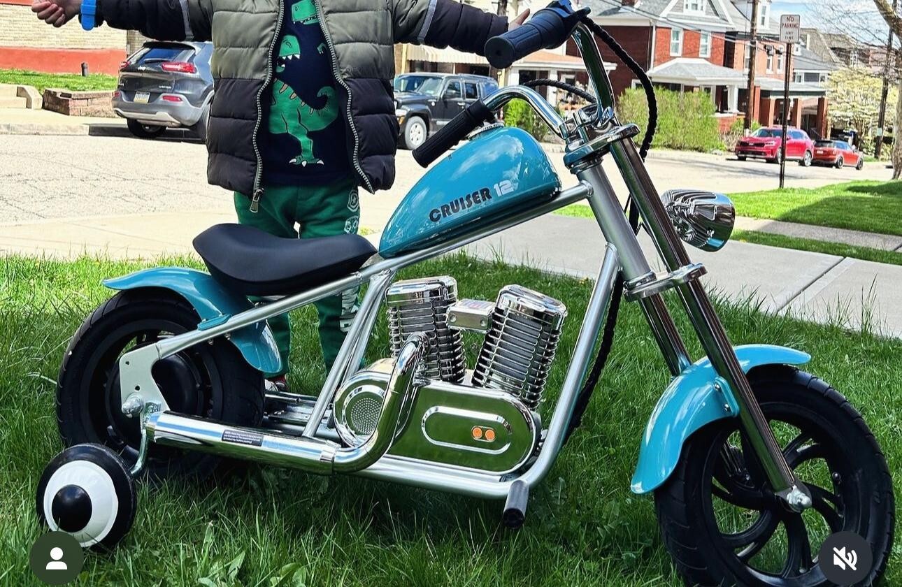 kids motorcycle Cruiser 12 Plus