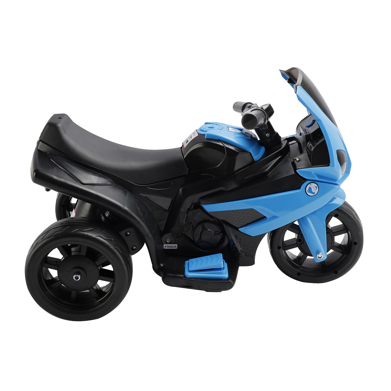 3Wheel 6V Kid Ride On Motorcycle Electric Toy w/Remote Control LED Light Blue🏍️