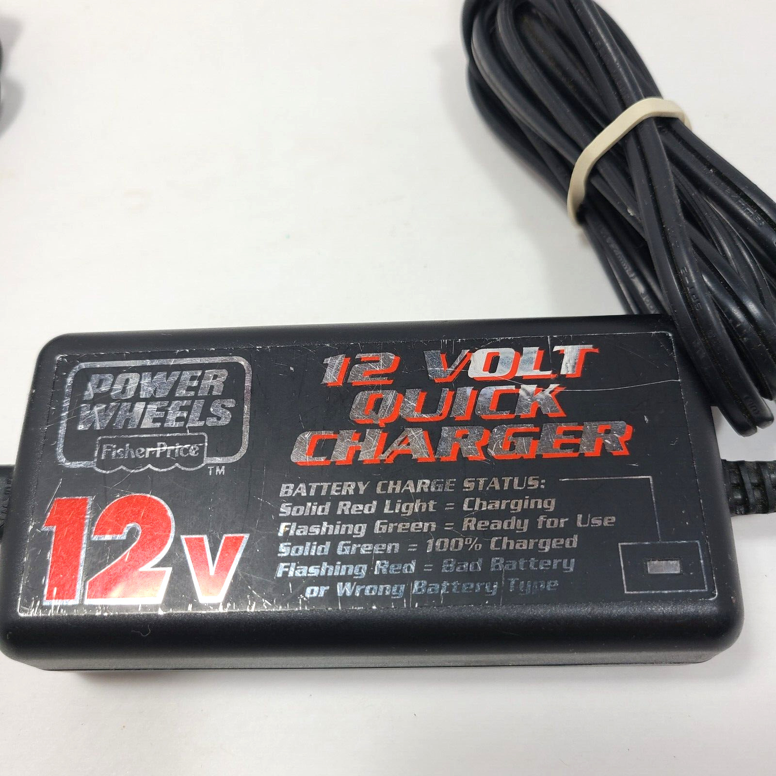 Fisher Price Power Wheels 12 Volt Quick Charger Model 00801-1429