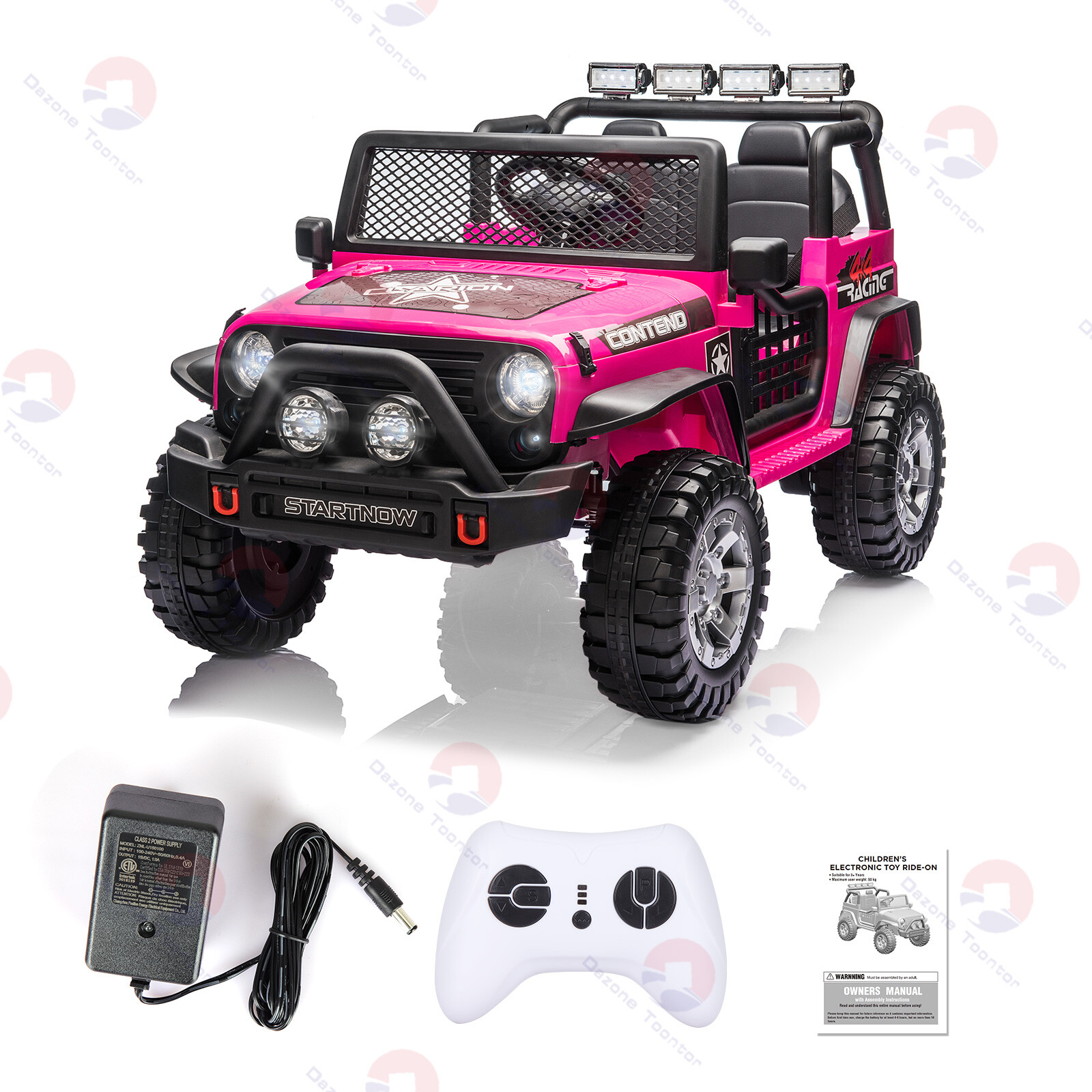 12V Electric Battery Kids Ride On Car Toy Jeep 2 Seater w/ Remote Control + MP3