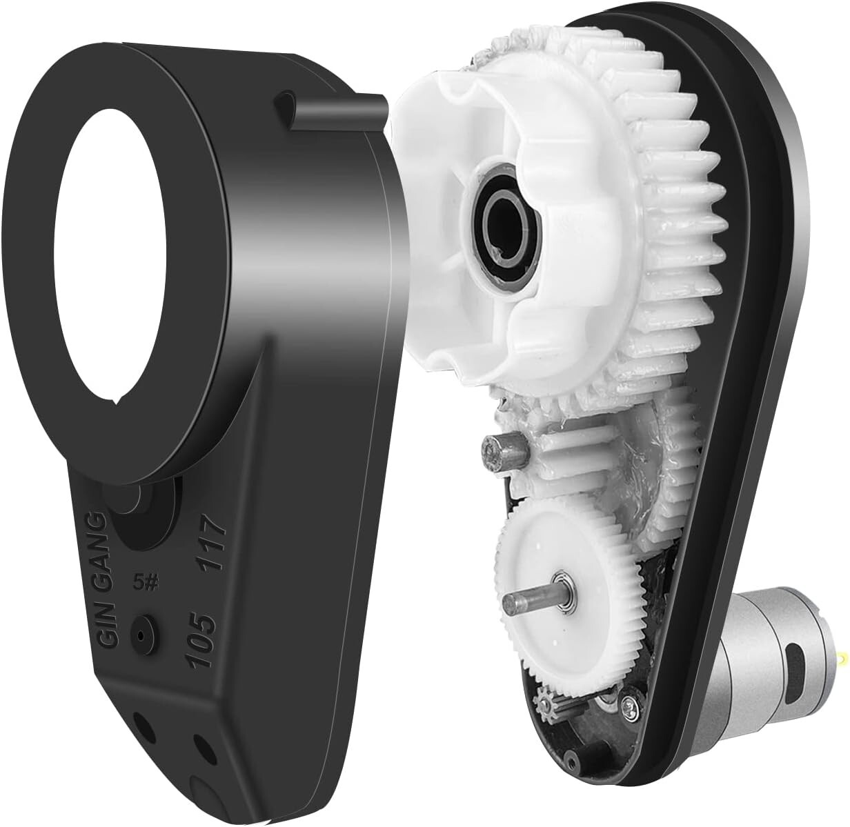 12V 550 40000RPM High Speed Steel Gears Motor Gearbox for Power Wheels Motor