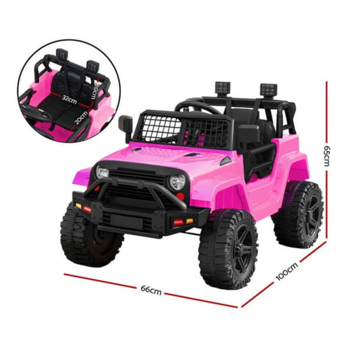 Kids 12V Electric Ride On Jeep Rigo Toy Car with Remote Control
