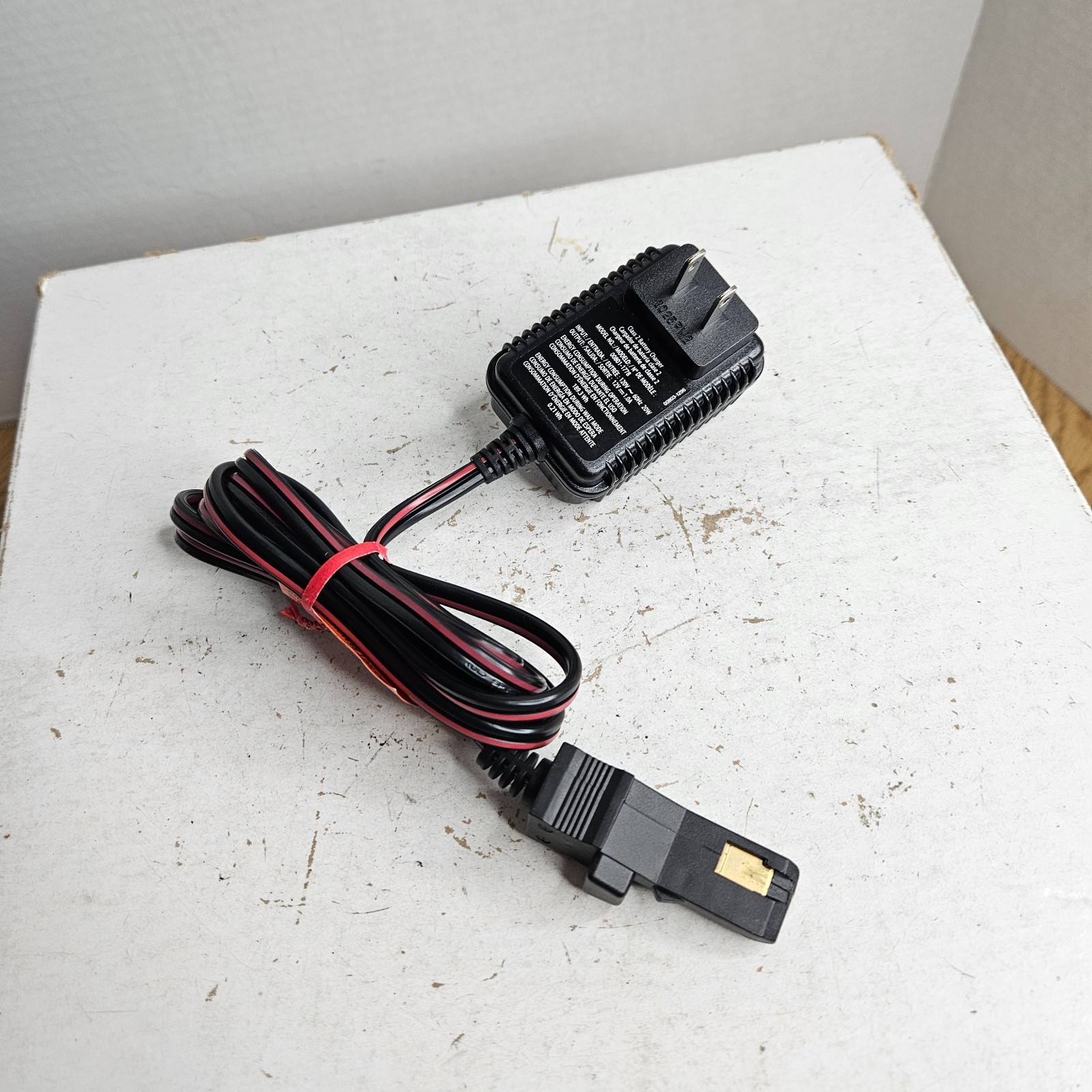 Fisher Price Power Wheels 12V Class 2 Battery Charger Wall Plug 00803-1295