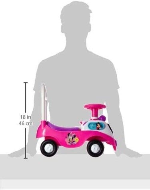 My First Minnie Mouse Push Car – Safe Ride-On with Lights & Sounds for Toddlers