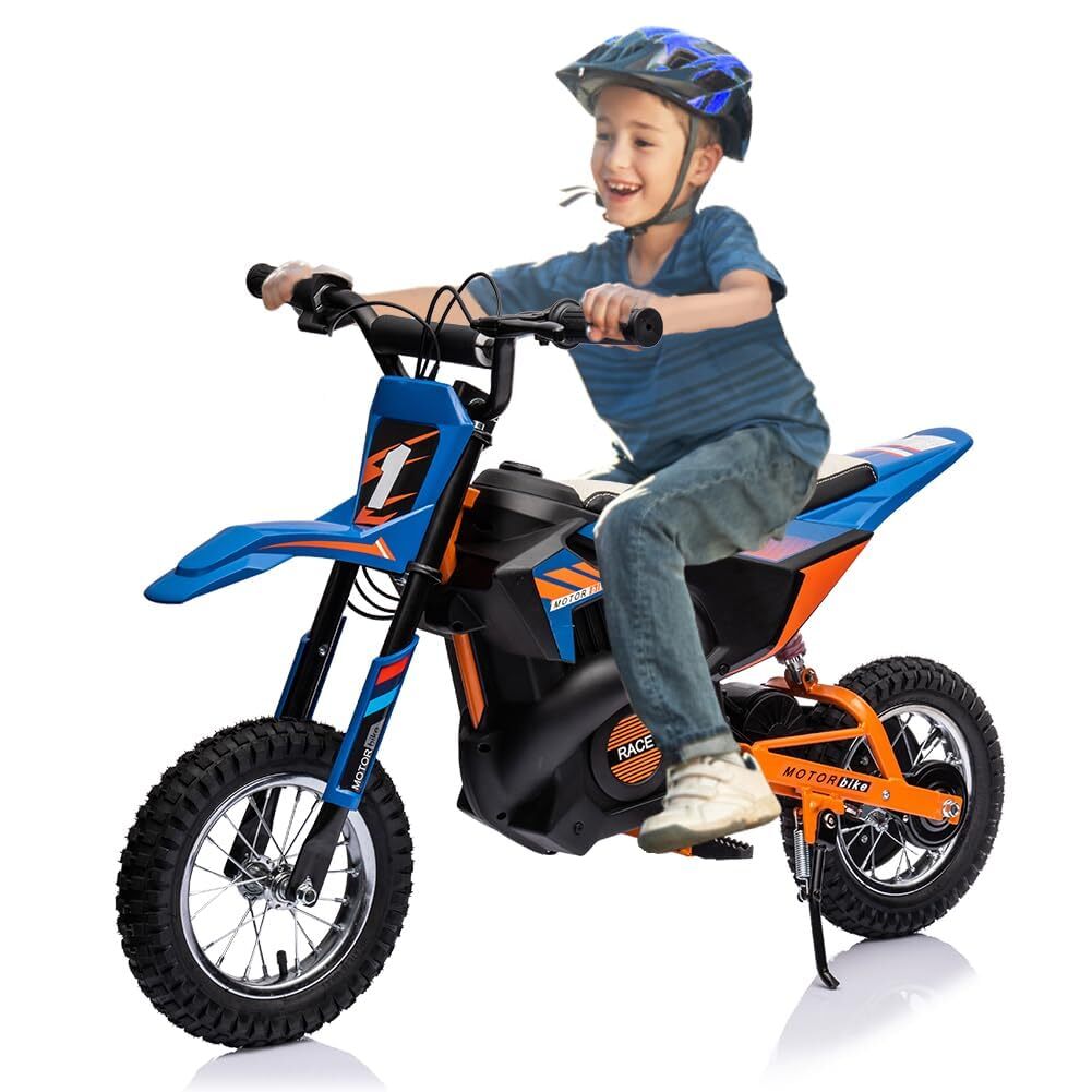 24V Kids Ride On Motorcycle Electric Off Road Motocross with 250W Strong Motor