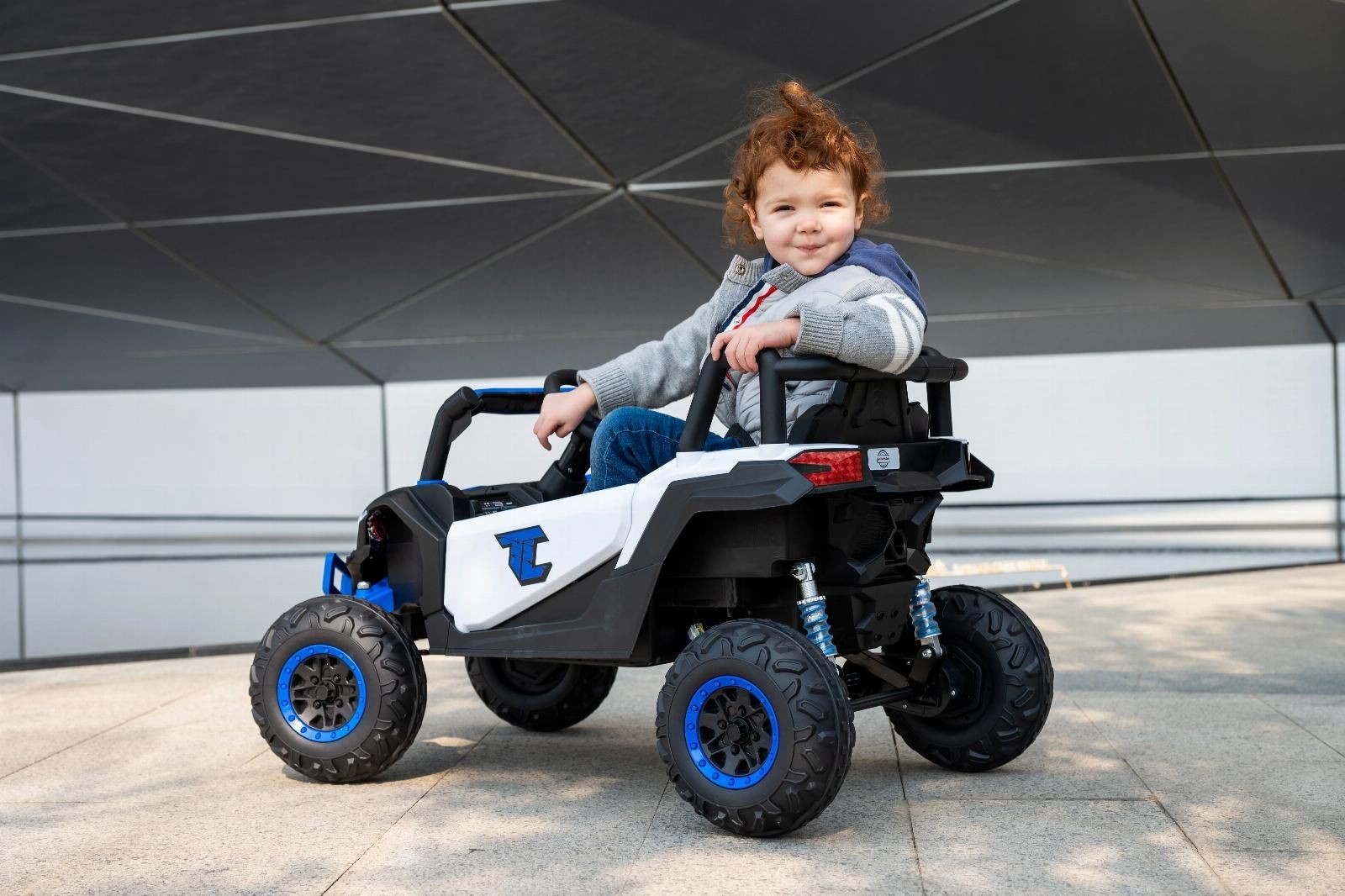 Kids 12V UTV Ride-On Toy Car Remote Controlled LED Lights Sounds 1 Seater Age 3-