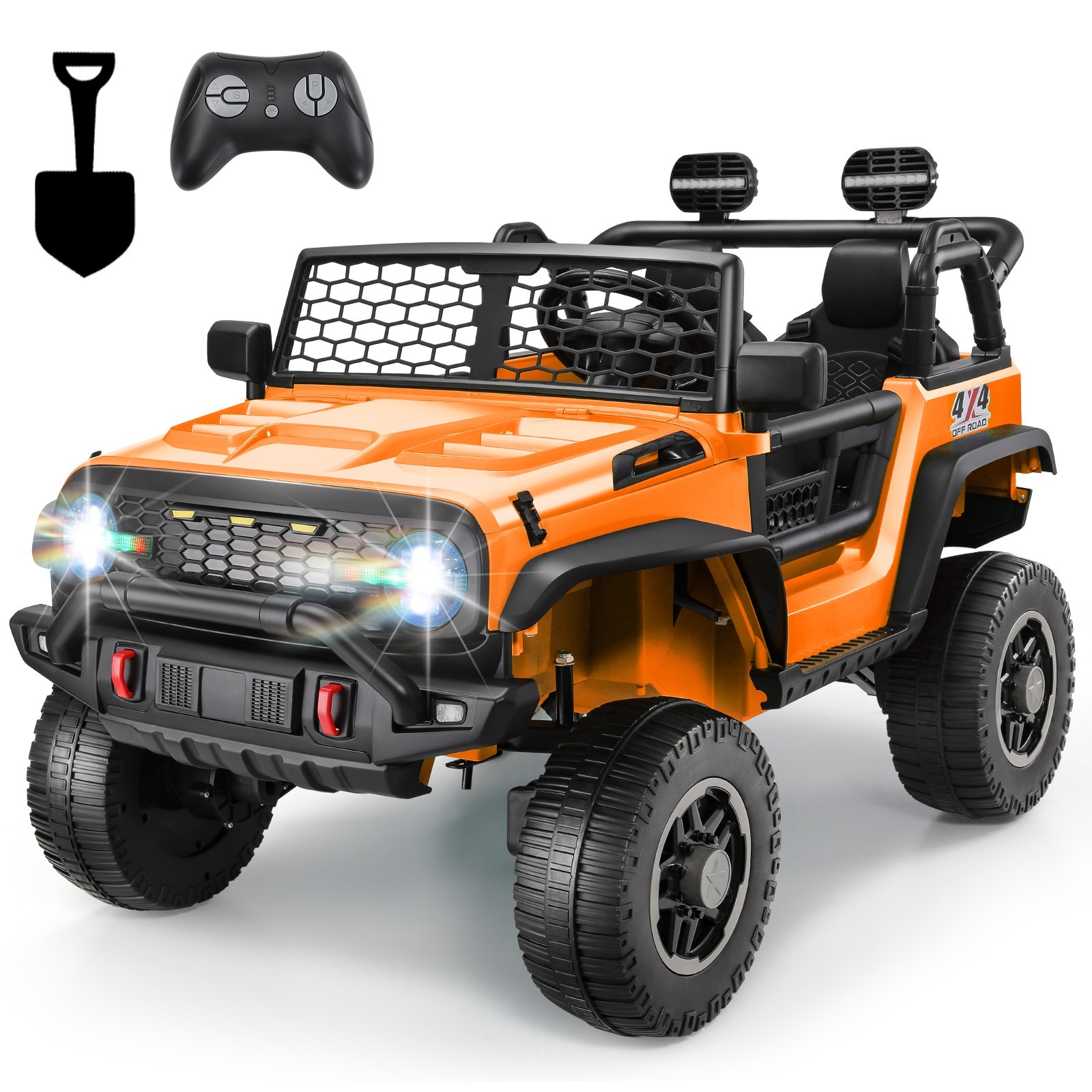 24V Kids Car Ride on Truck 4×100W Motors Electric Battery Power Wheels w/Remote