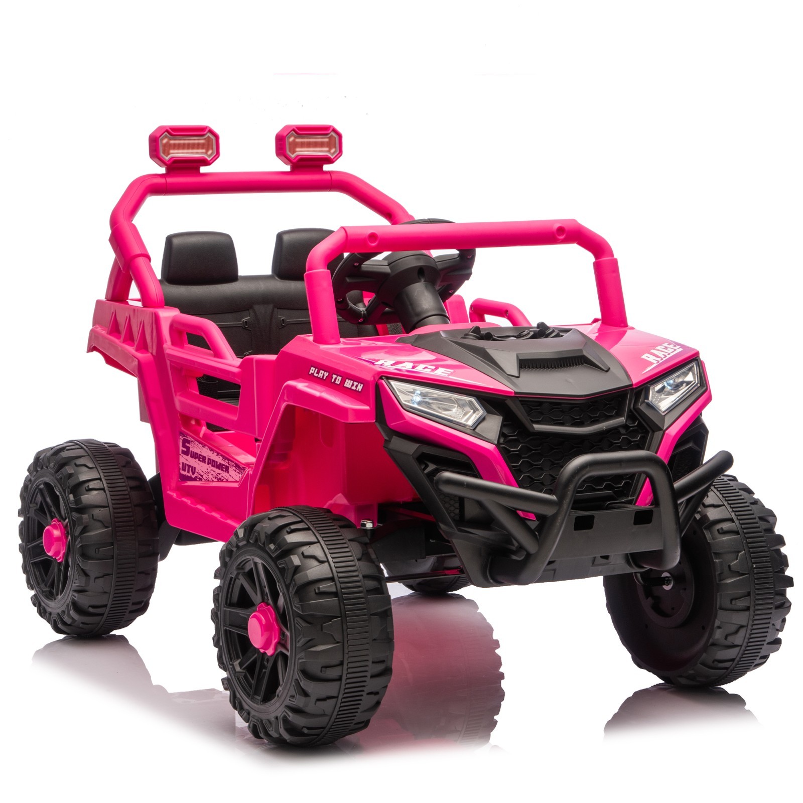 12V Kids Electric Car Truck Ride On UTV W/Remote,Batttery Power Wheels Toys,Pink