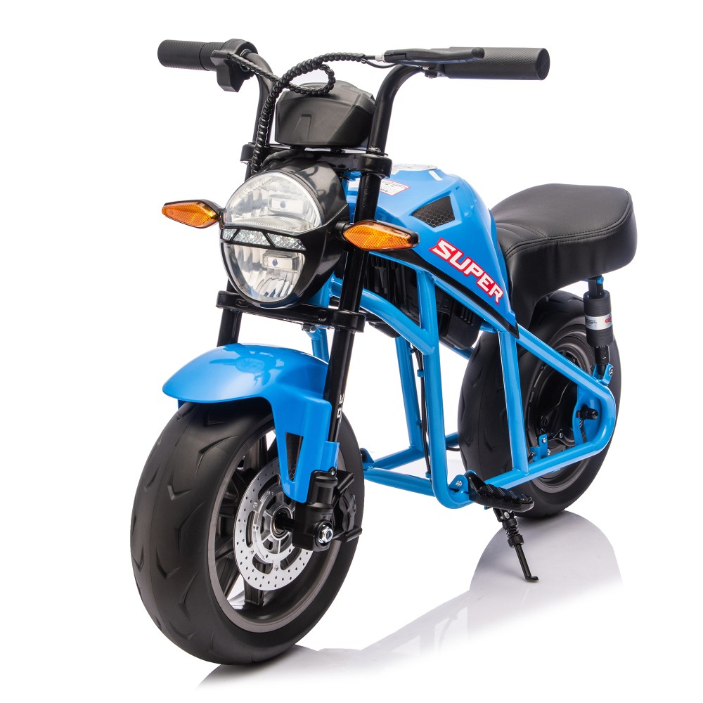 24V300W Kids XL Electric Toy Muscle Motorcycle 11.18MPH Dual Suspension