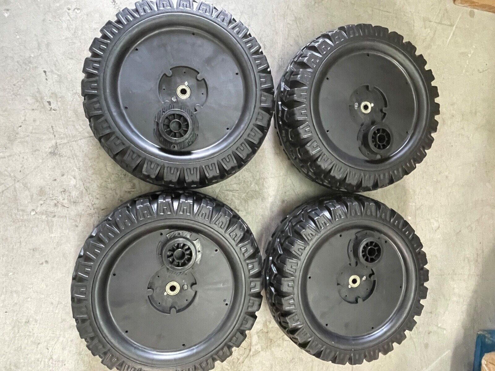 4 Pack Solid Rubber Tire for Ride On Cars Power Wheels Style And Toys