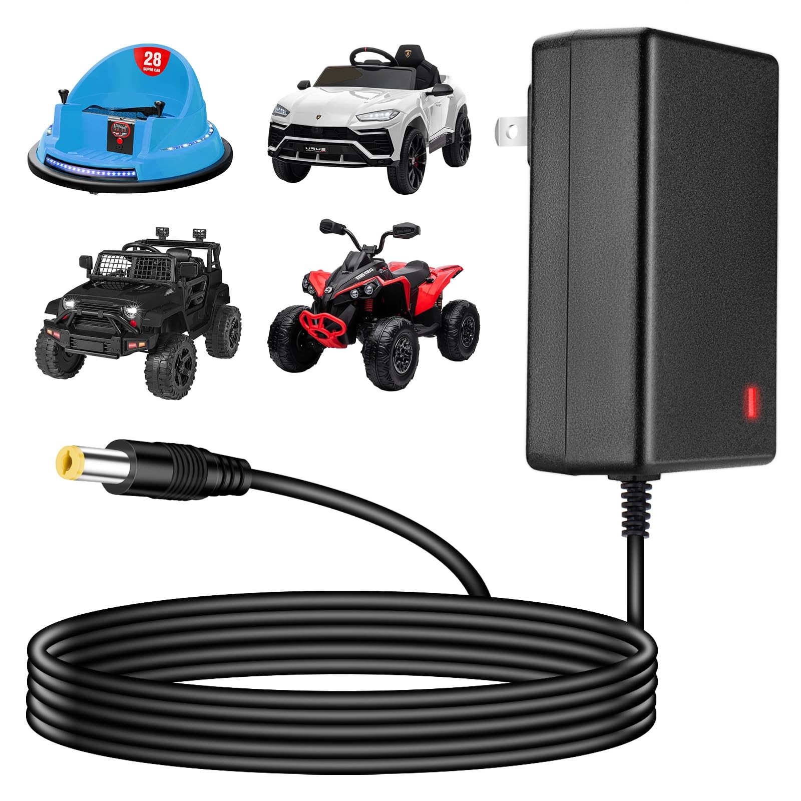 12V Battery Charger for Ride On Toys Kids Car Best…