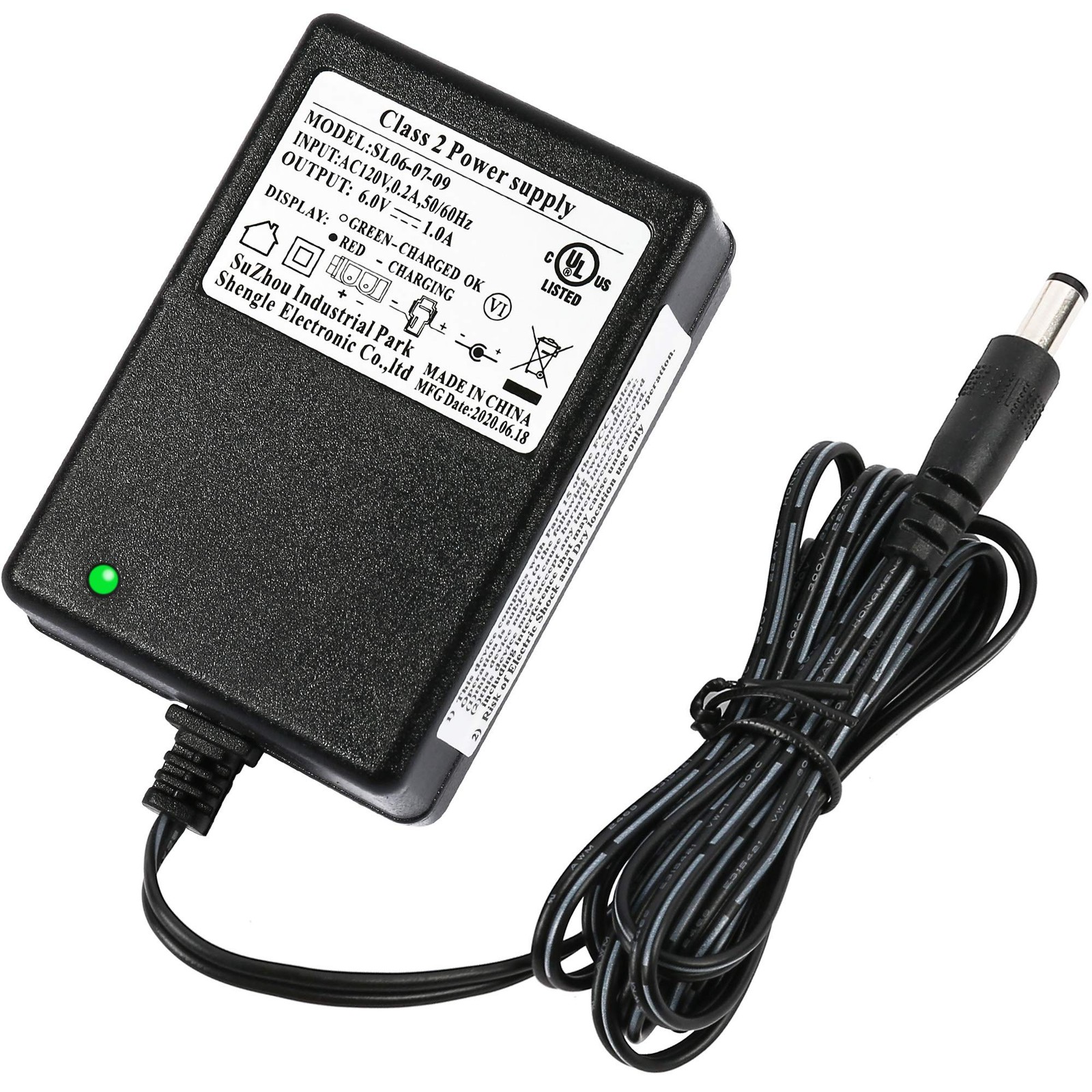 LotFancy 6V Battery Charger for Ride on Toys – Kids Cars Power Large