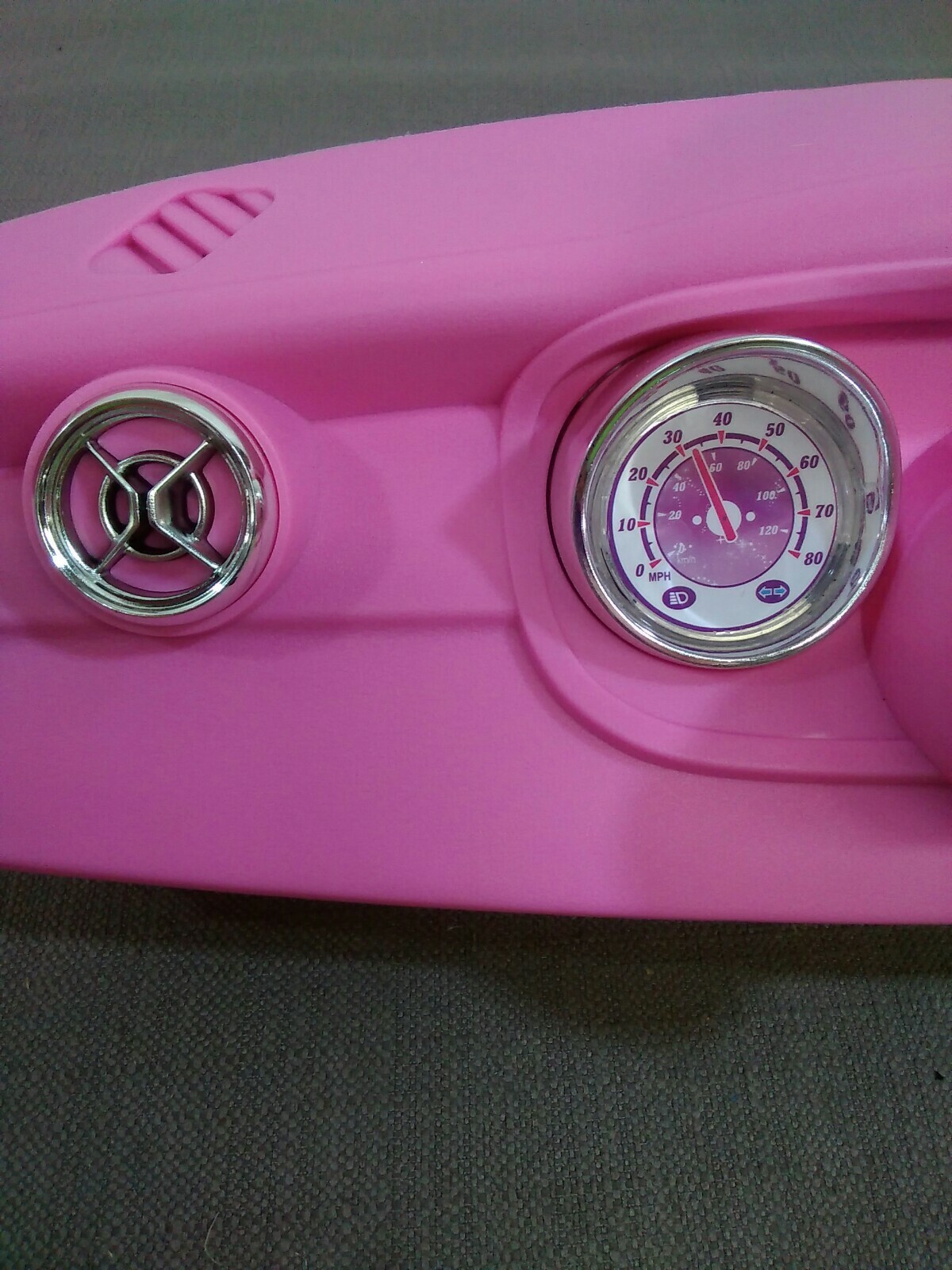 Power Wheels Disney princess Mercedes-Benz AMG 45 pink complete Dash assembly